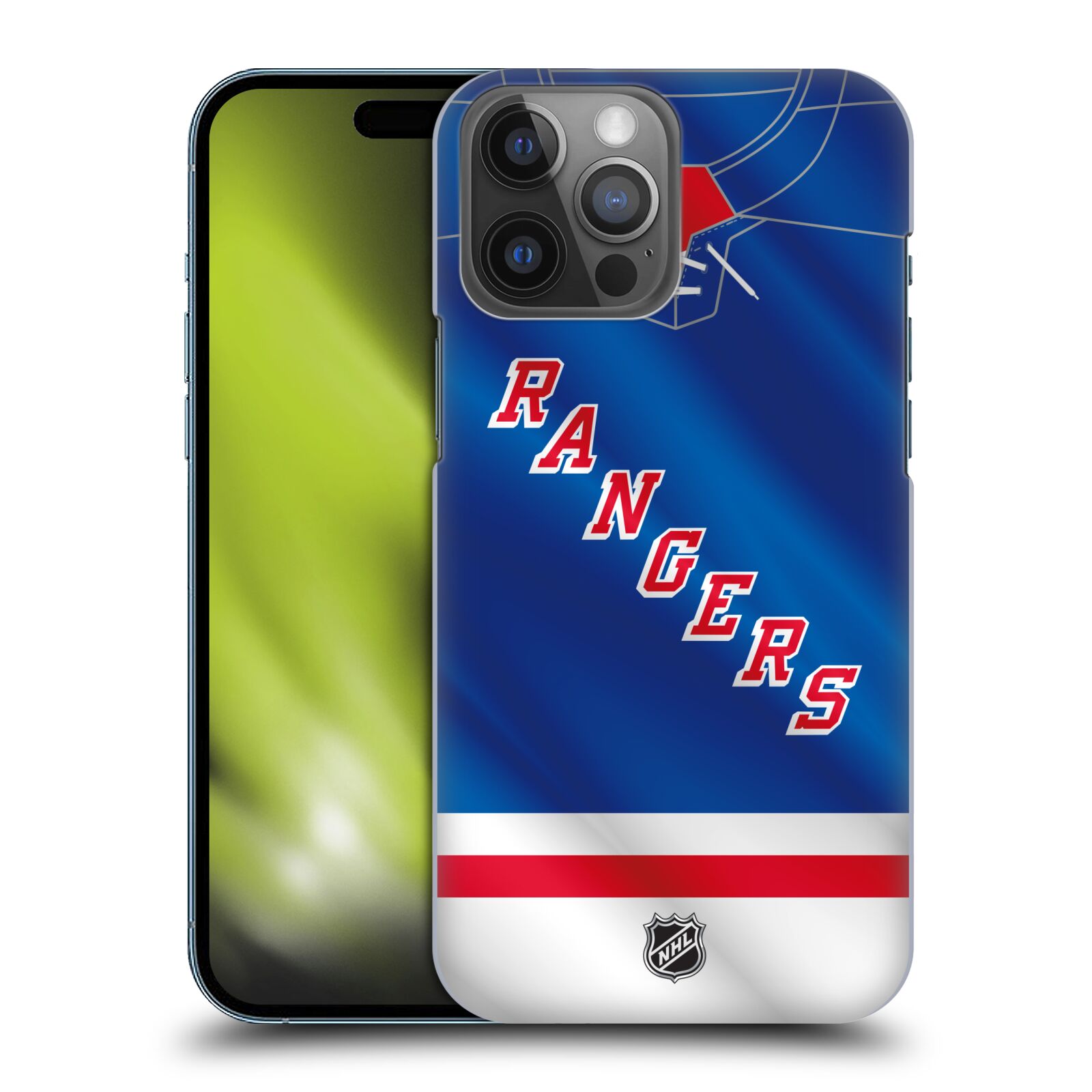 Pouzdro na mobil Apple Iphone 14 PRO MAX - HEAD CASE - Hokej NHL - New York Rangers - Dres