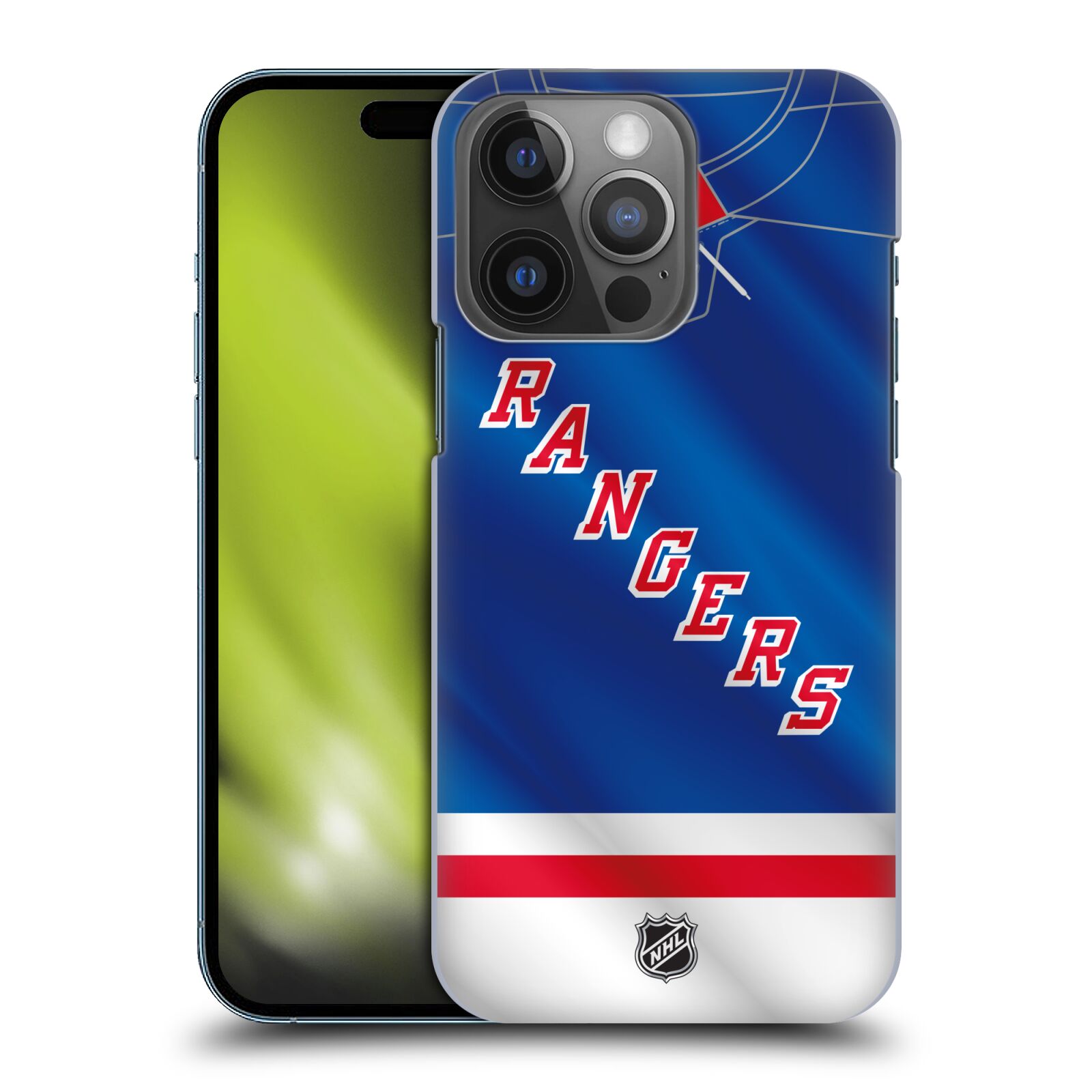 Pouzdro na mobil Apple Iphone 14 PRO - HEAD CASE - Hokej NHL - New York Rangers - Dres