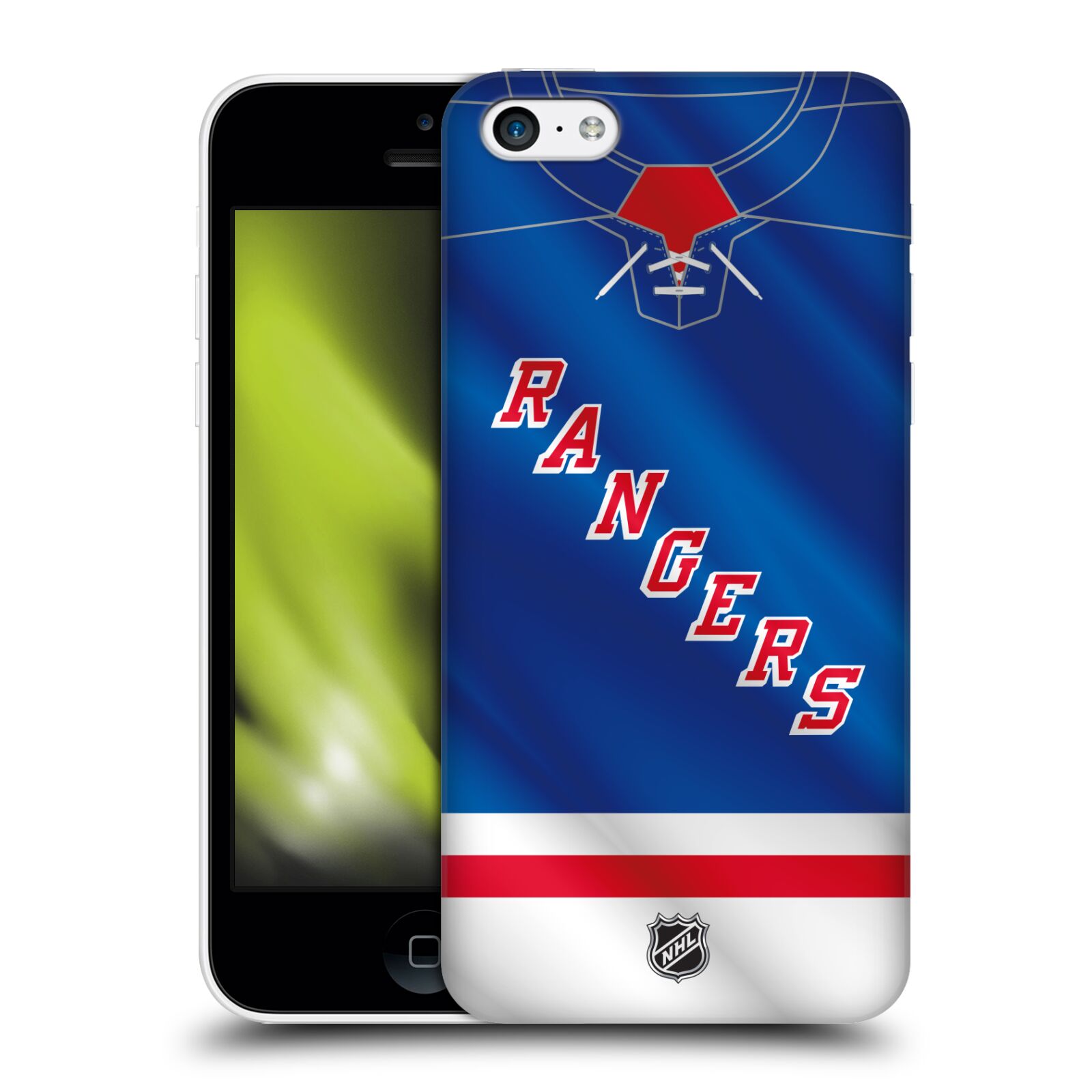 Pouzdro na mobil Apple Iphone 5C - HEAD CASE - Hokej NHL - New York Rangers - Dres