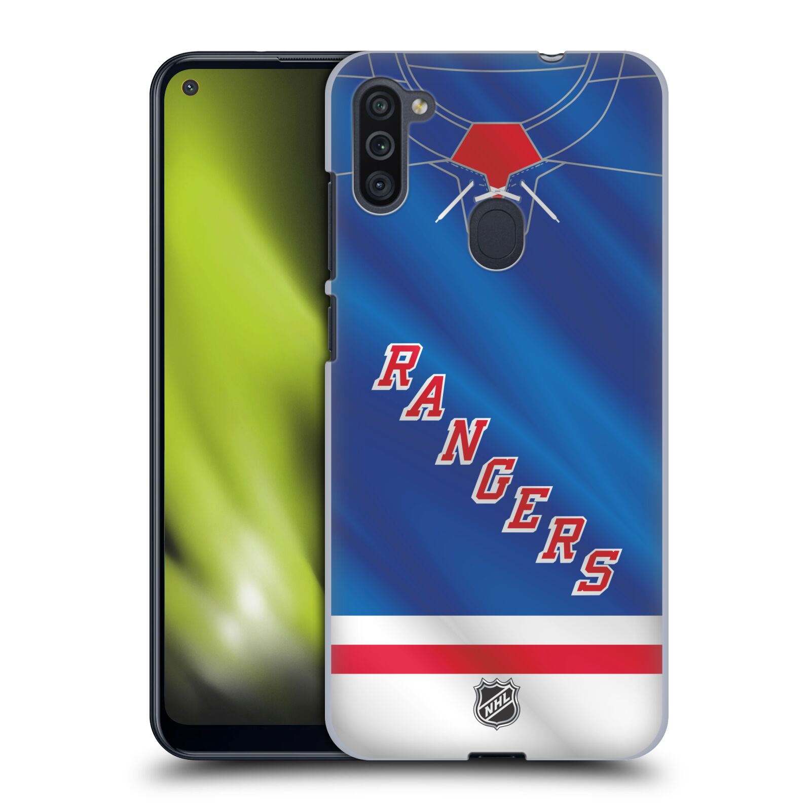 Pouzdro na mobil Samsung Galaxy M11 - HEAD CASE - Hokej NHL - New York Rangers - Dres