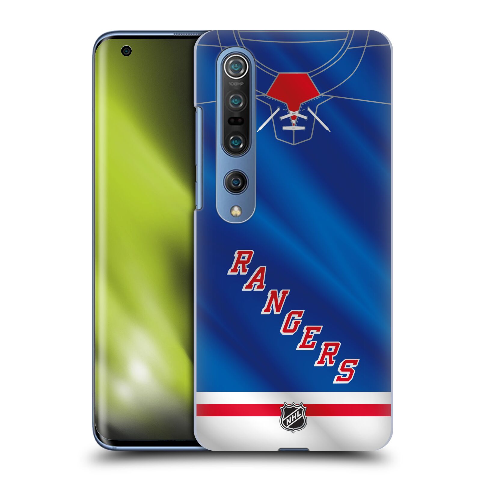 Pouzdro na mobil Xiaomi  Mi 10 5G / Mi 10 5G PRO - HEAD CASE - Hokej NHL - New York Rangers - Dres