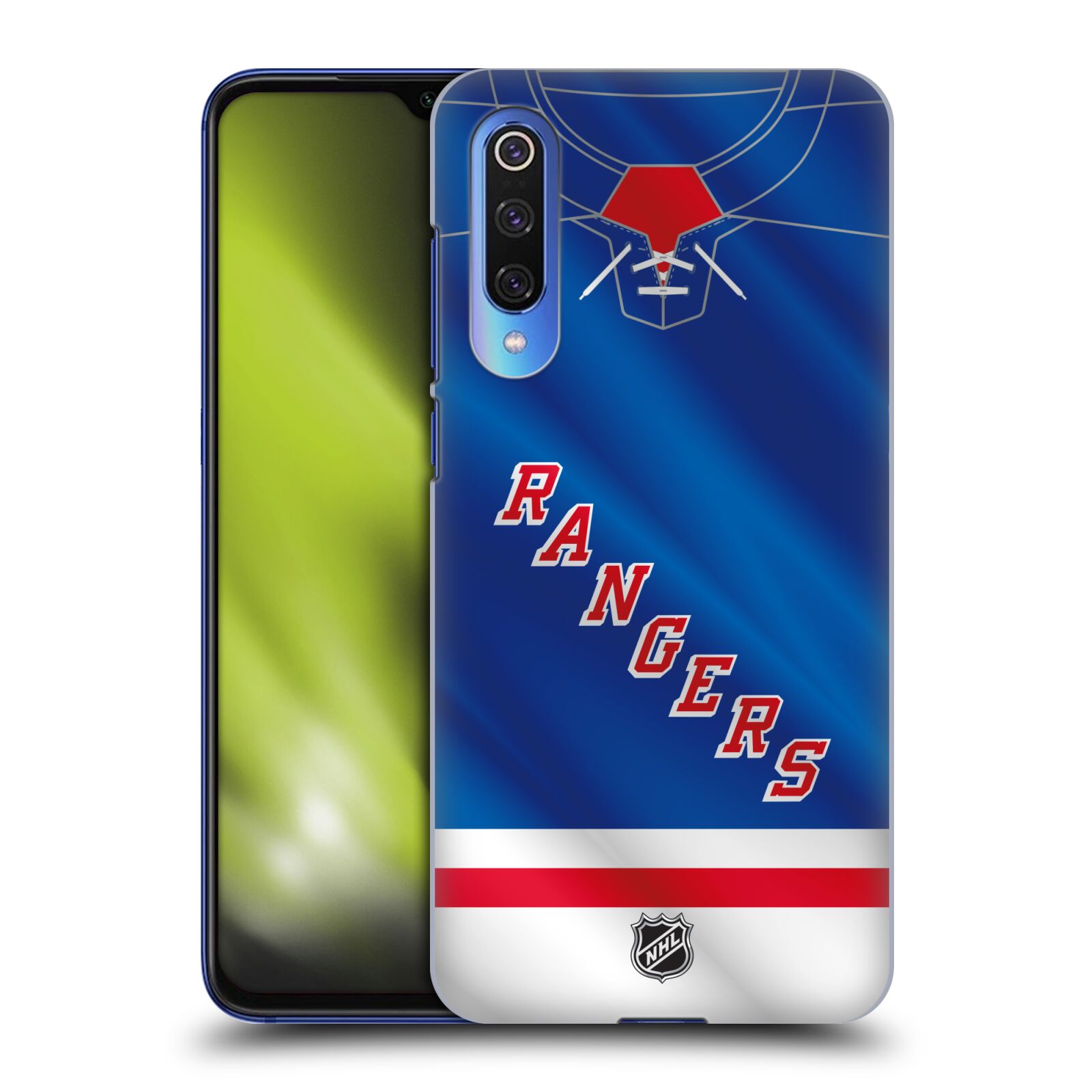 Pouzdro na mobil Xiaomi  Mi 9 SE - HEAD CASE - Hokej NHL - New York Rangers - Dres