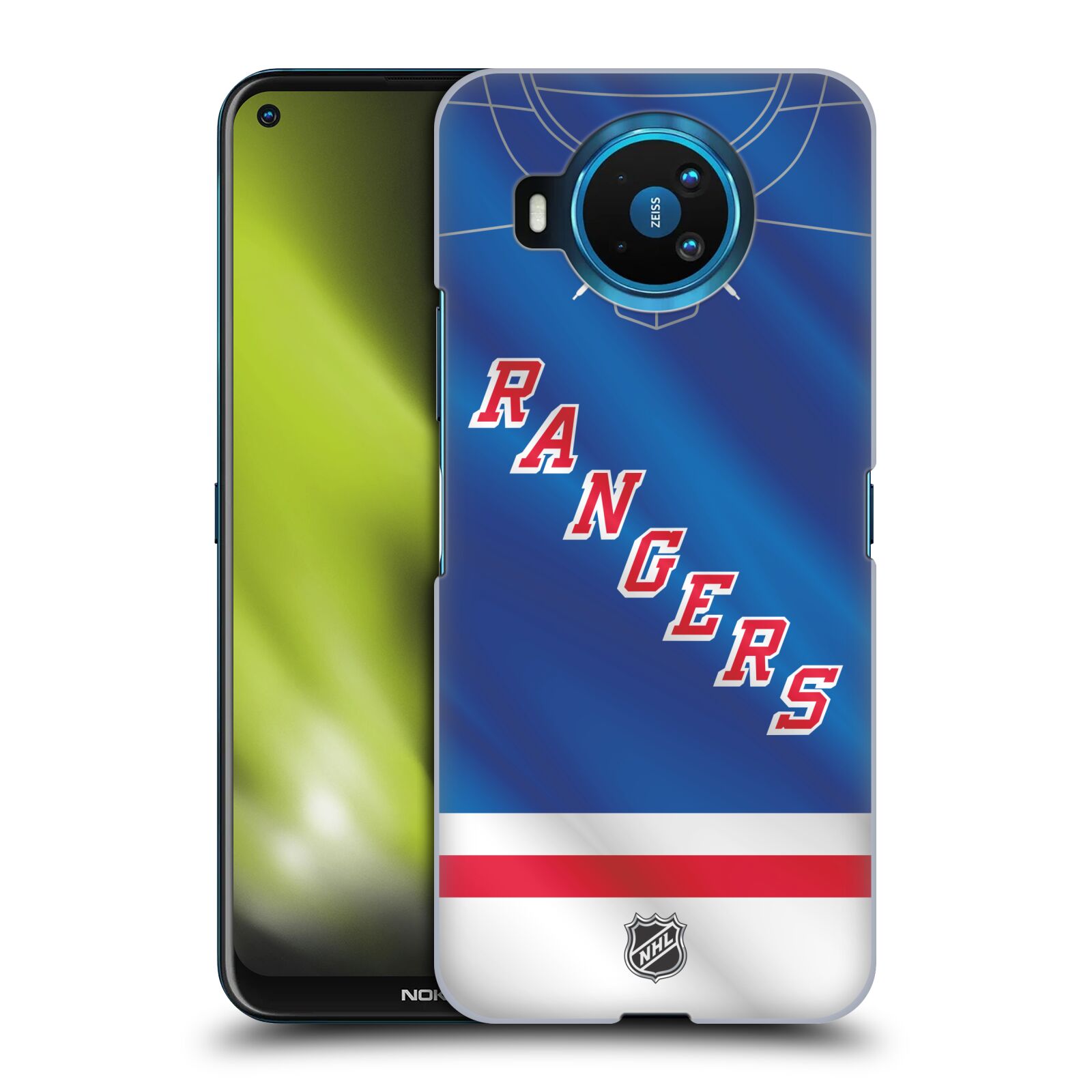 Pouzdro na mobil NOKIA 8.3 - HEAD CASE - Hokej NHL - New York Rangers - Dres