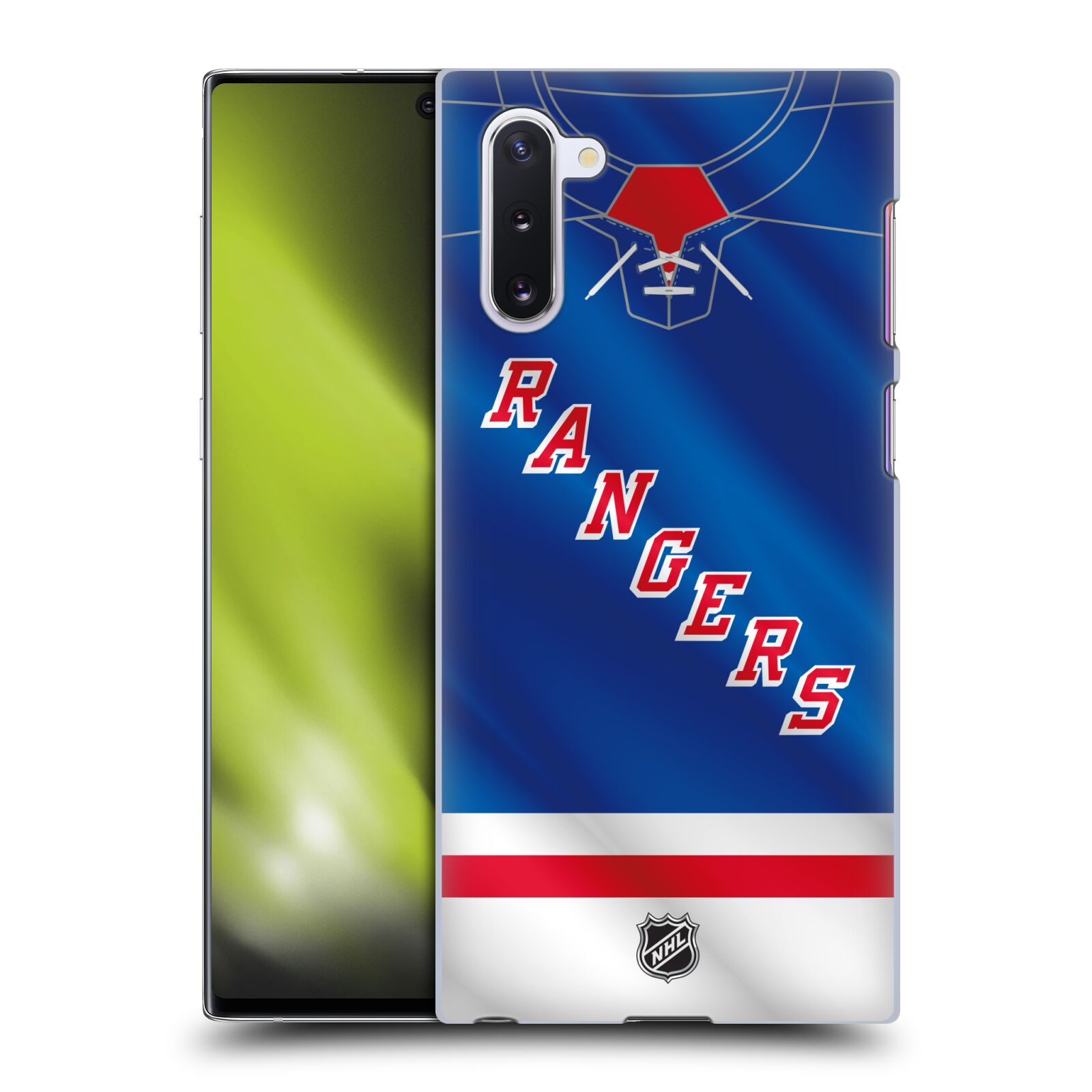 Pouzdro na mobil Samsung Galaxy Note 10 - HEAD CASE - Hokej NHL - New York Rangers - Dres