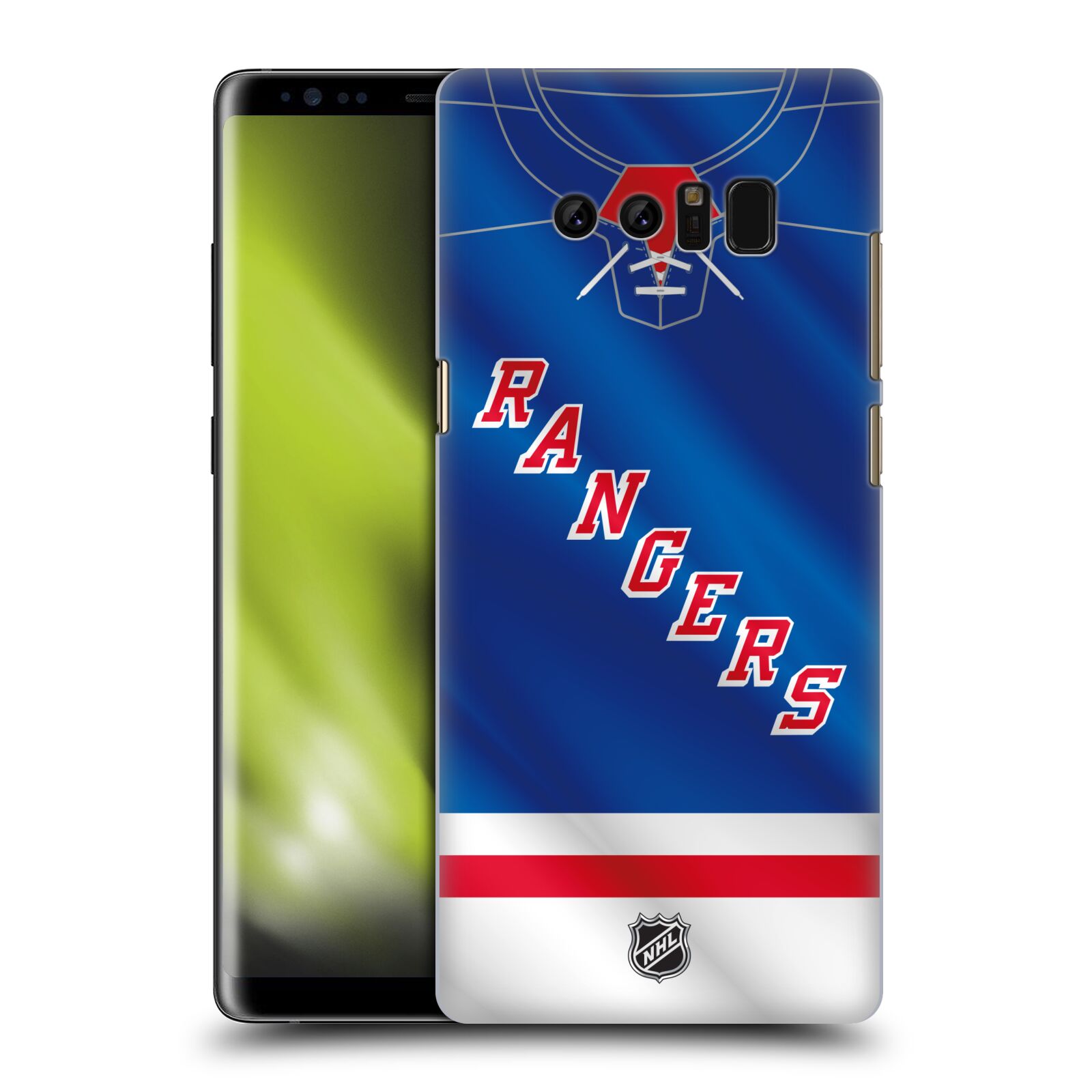 Pouzdro na mobil Samsung Galaxy Note 8 - HEAD CASE - Hokej NHL - New York Rangers - Dres