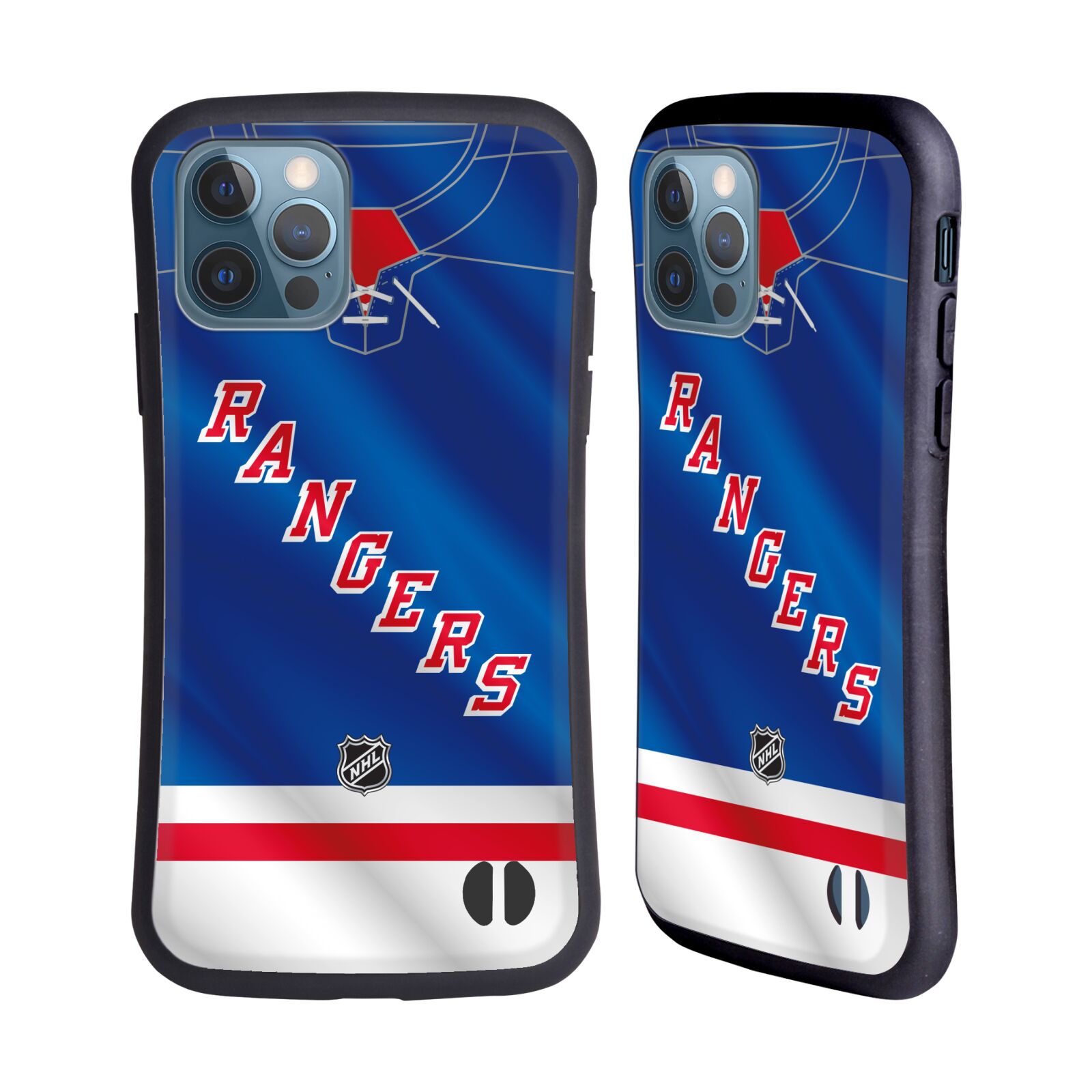Obal na mobil Apple iPhone 12 / 12 PRO - HEAD CASE - NHL - New York Rangers dres
