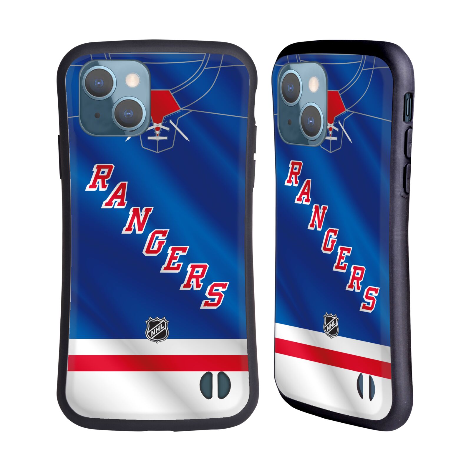 Obal na mobil Apple iPhone 13 - HEAD CASE - NHL - New York Rangers dres