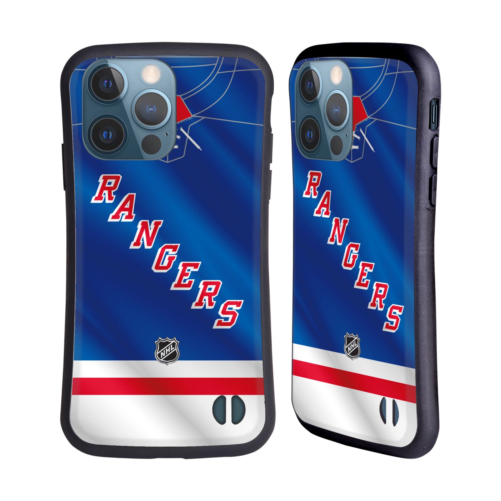 Obal na mobil Apple iPhone 13 PRO - HEAD CASE - NHL - New York Rangers dres