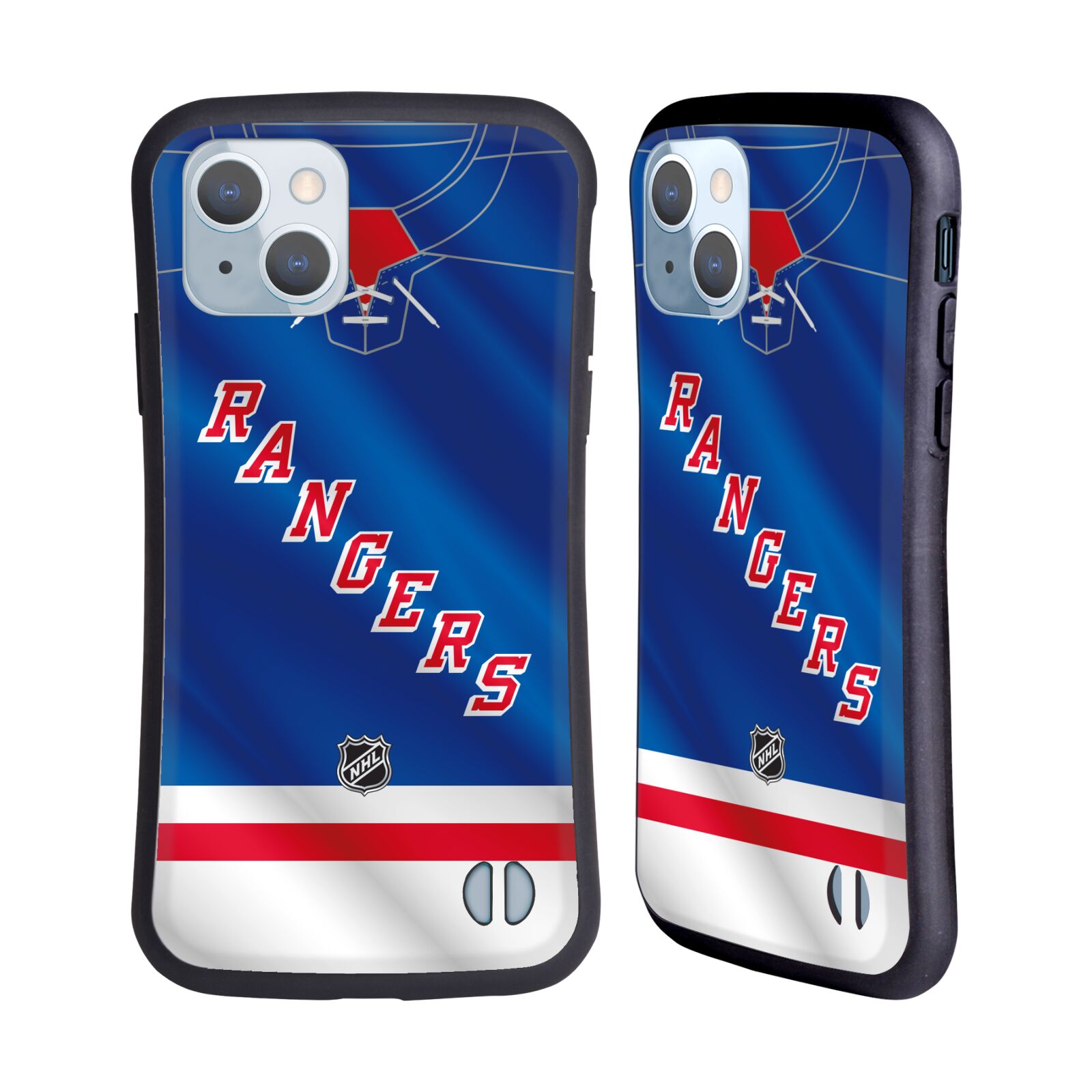 Obal na mobil Apple iPhone 14 - HEAD CASE - NHL - New York Rangers dres