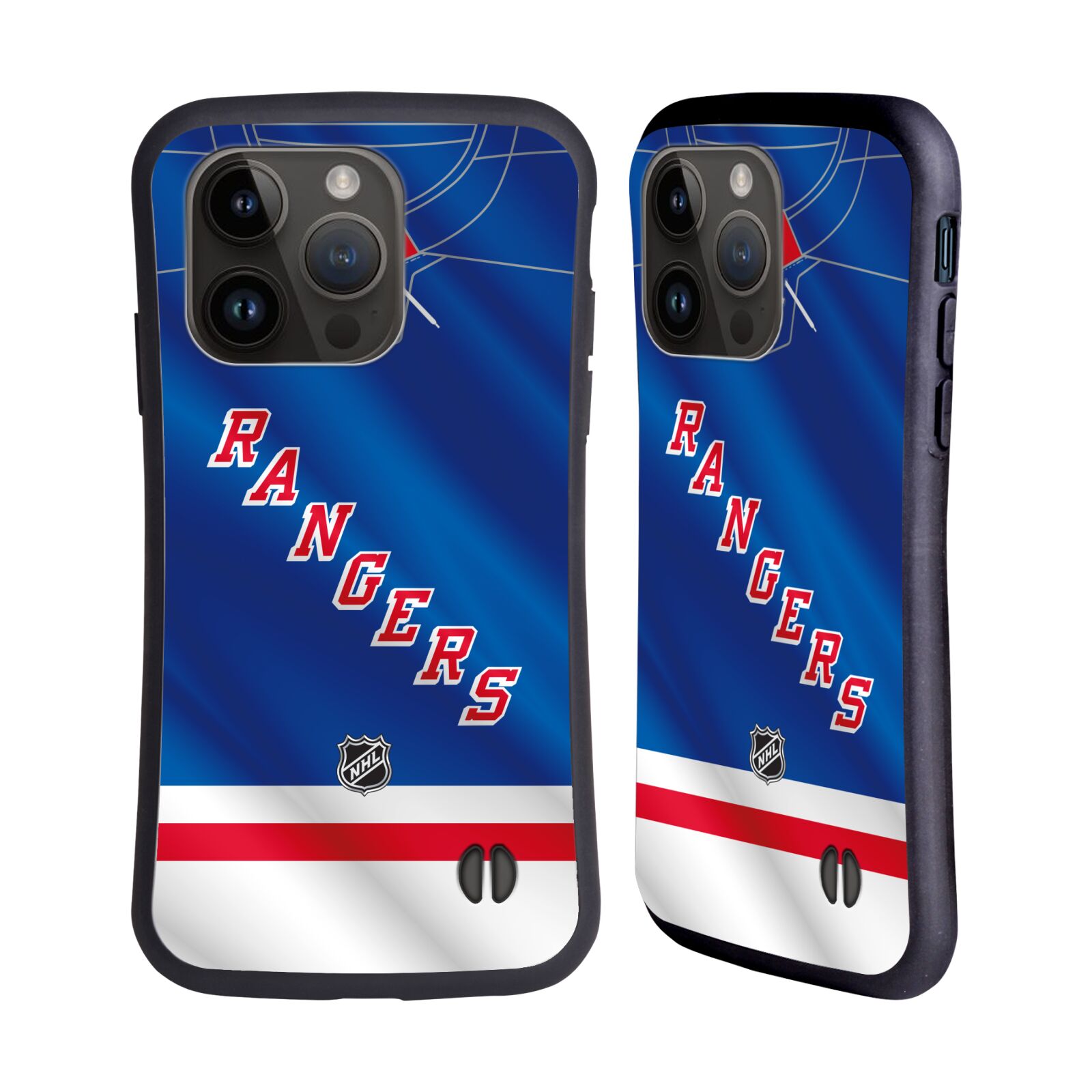 Obal na mobil Apple iPhone 15 PRO - HEAD CASE - NHL - New York Rangers dres