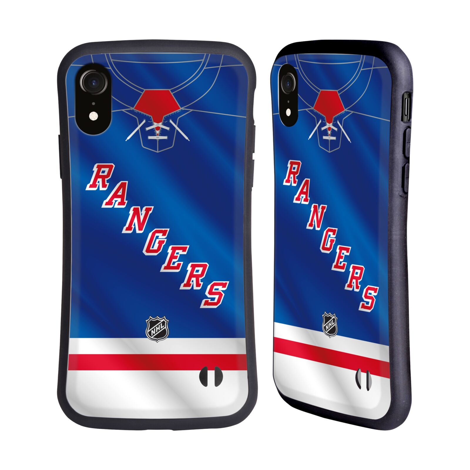 Obal na mobil Apple iPhone XR - HEAD CASE - NHL - New York Rangers dres