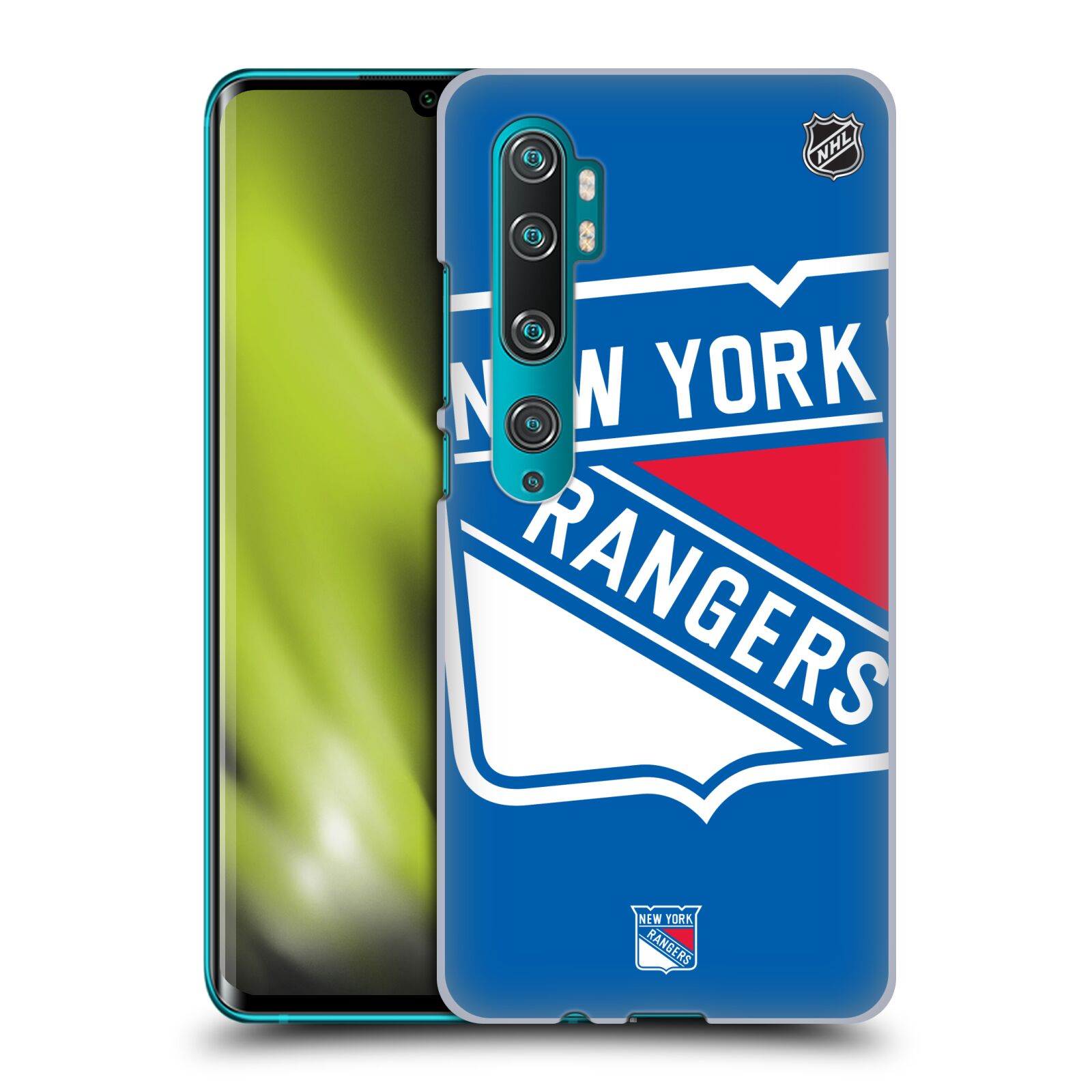 Pouzdro na mobil Xiaomi Mi Note 10 / Mi Note 10 Pro - HEAD CASE - Hokej NHL - New York Rangers - Velký znak