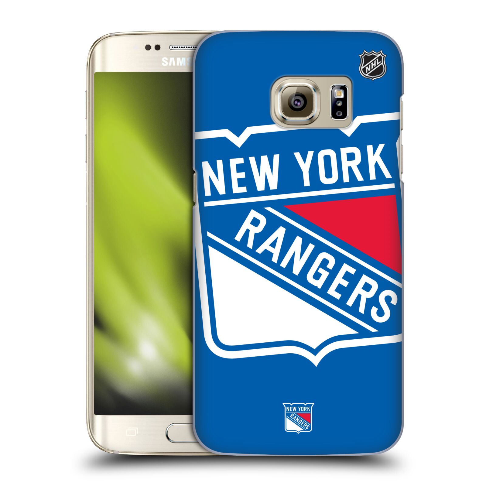 Pouzdro na mobil Samsung Galaxy S7 EDGE - HEAD CASE - Hokej NHL - New York Rangers - Velký znak