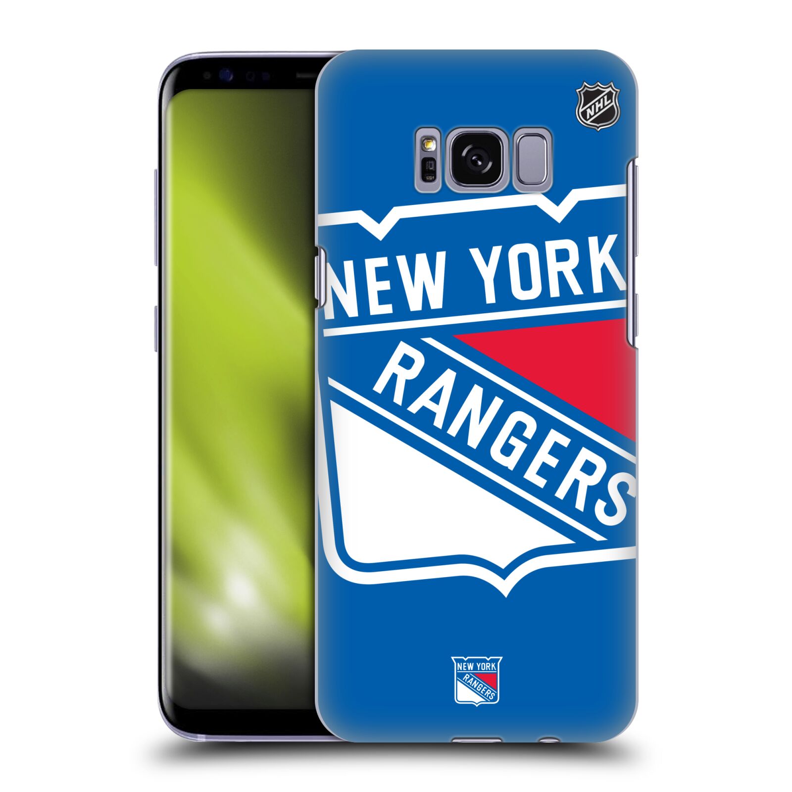 Pouzdro na mobil Samsung Galaxy S8 - HEAD CASE - Hokej NHL - New York Rangers - Velký znak