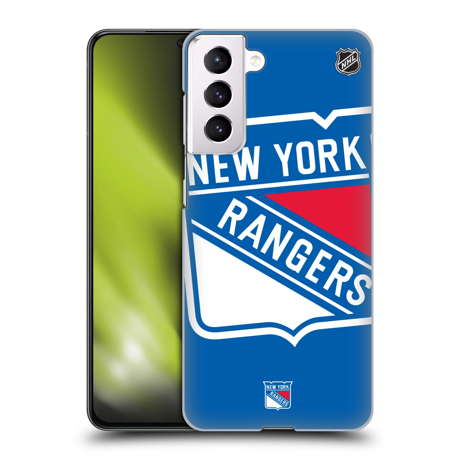 Pouzdro na mobil Samsung Galaxy S21 5G - HEAD CASE - Hokej NHL - New York Rangers - Velký znak