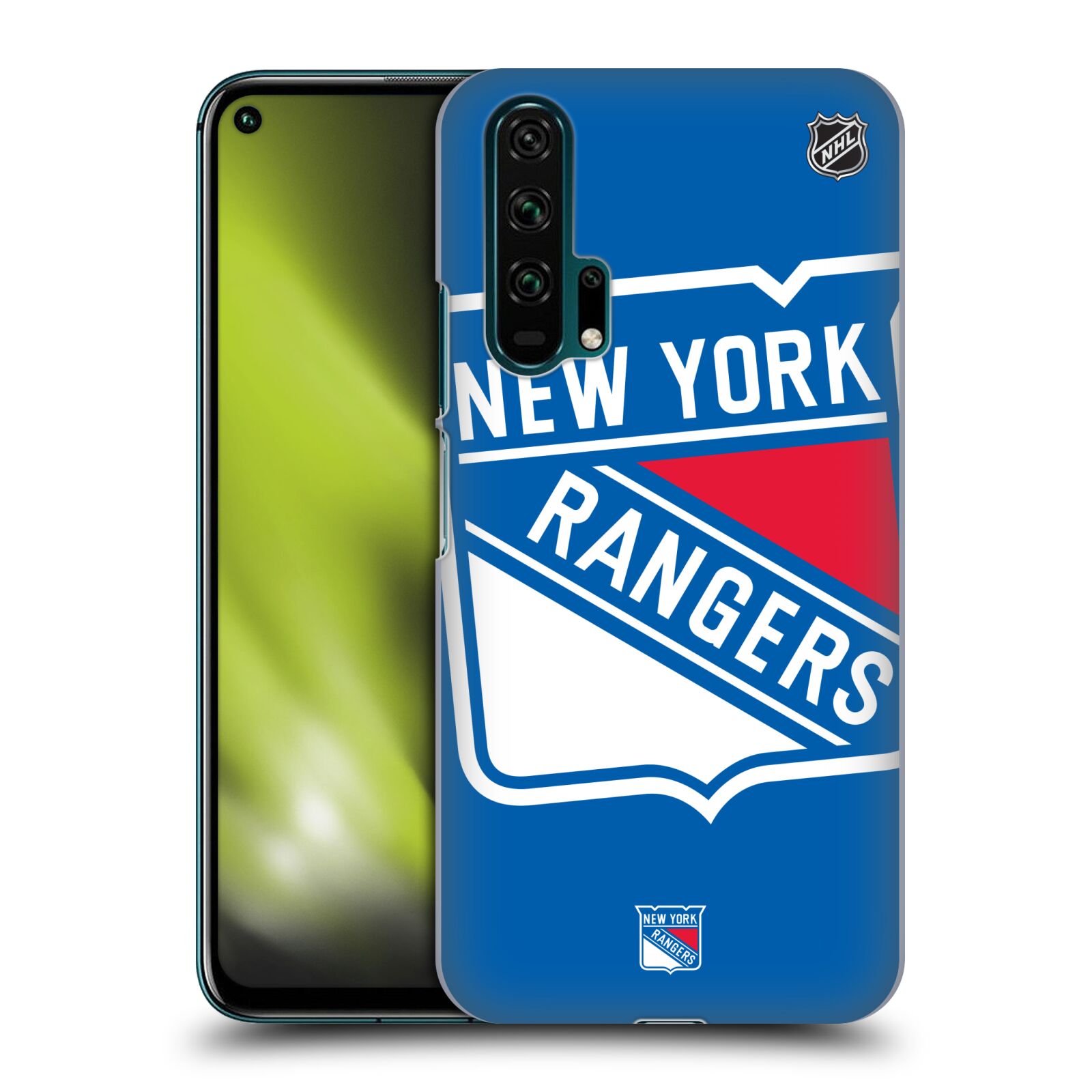 Pouzdro na mobil HONOR 20 PRO - HEAD CASE - Hokej NHL - New York Rangers - Velký znak