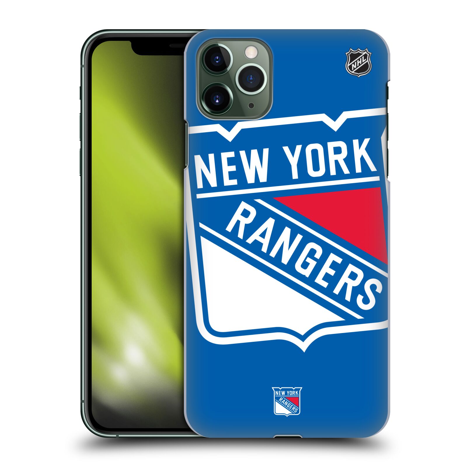 Pouzdro na mobil Apple Iphone 11 PRO MAX - HEAD CASE - Hokej NHL - New York Rangers - Velký znak