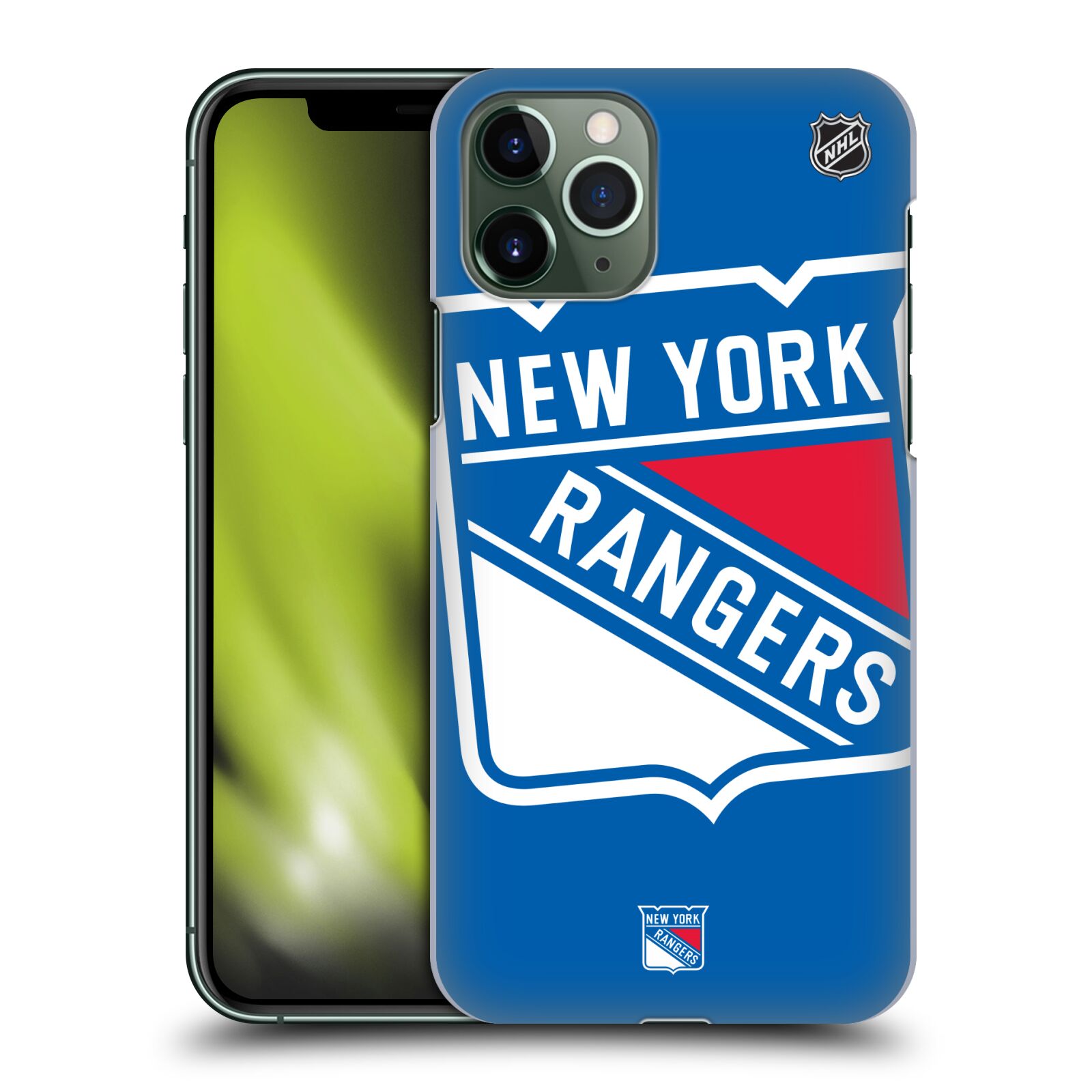 Pouzdro na mobil Apple Iphone 11 PRO - HEAD CASE - Hokej NHL - New York Rangers - Velký znak