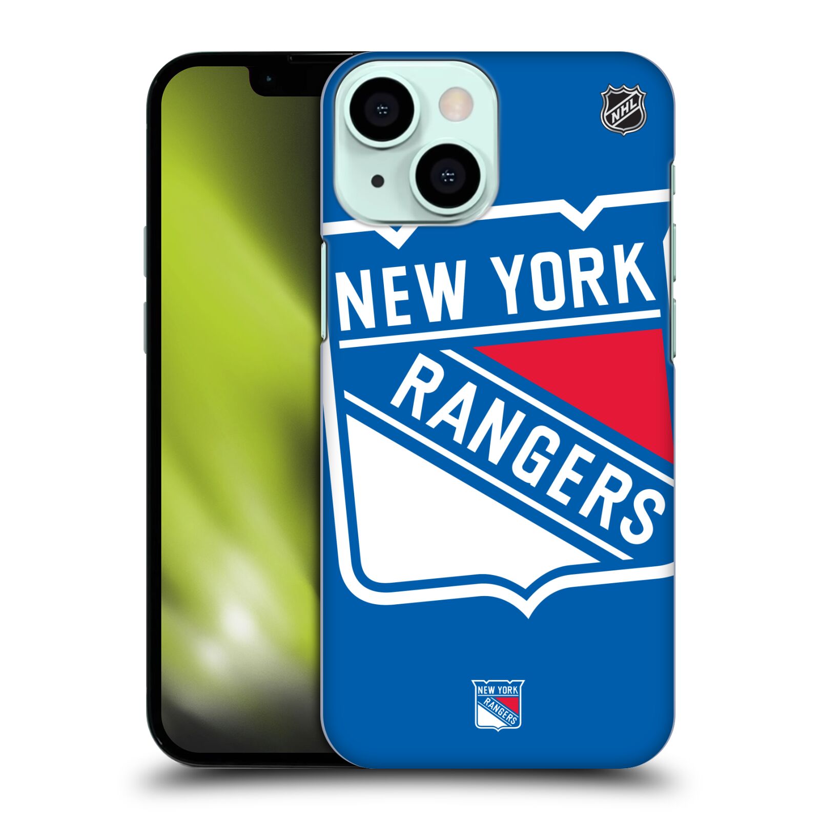 Pouzdro na mobil Apple Iphone 13 MINI - HEAD CASE - Hokej NHL - New York Rangers - Velký znak