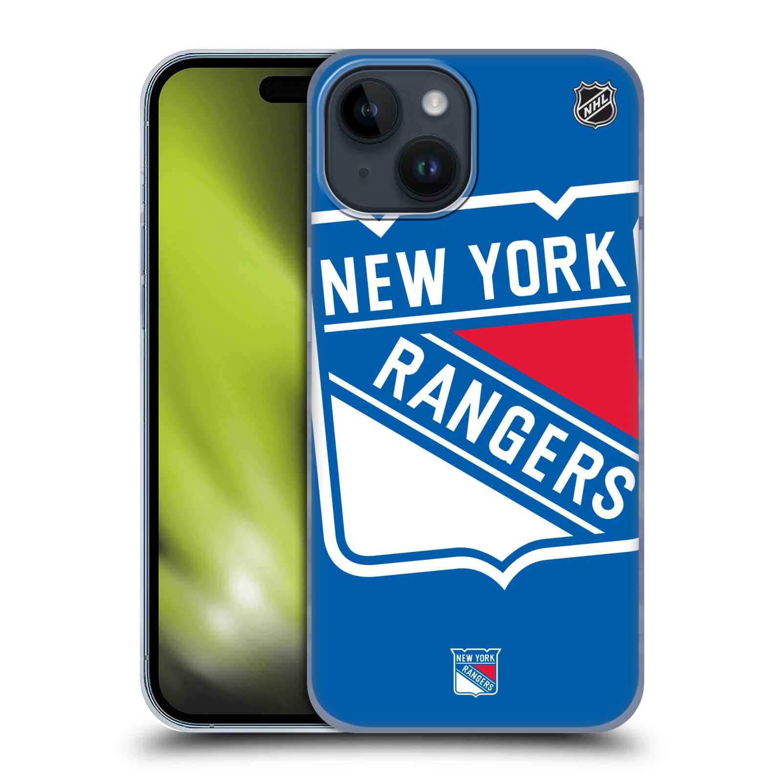 Plastový obal HEAD CASE na mobil Apple Iphone 15  Hokej NHL - New York Rangers - Velký znak