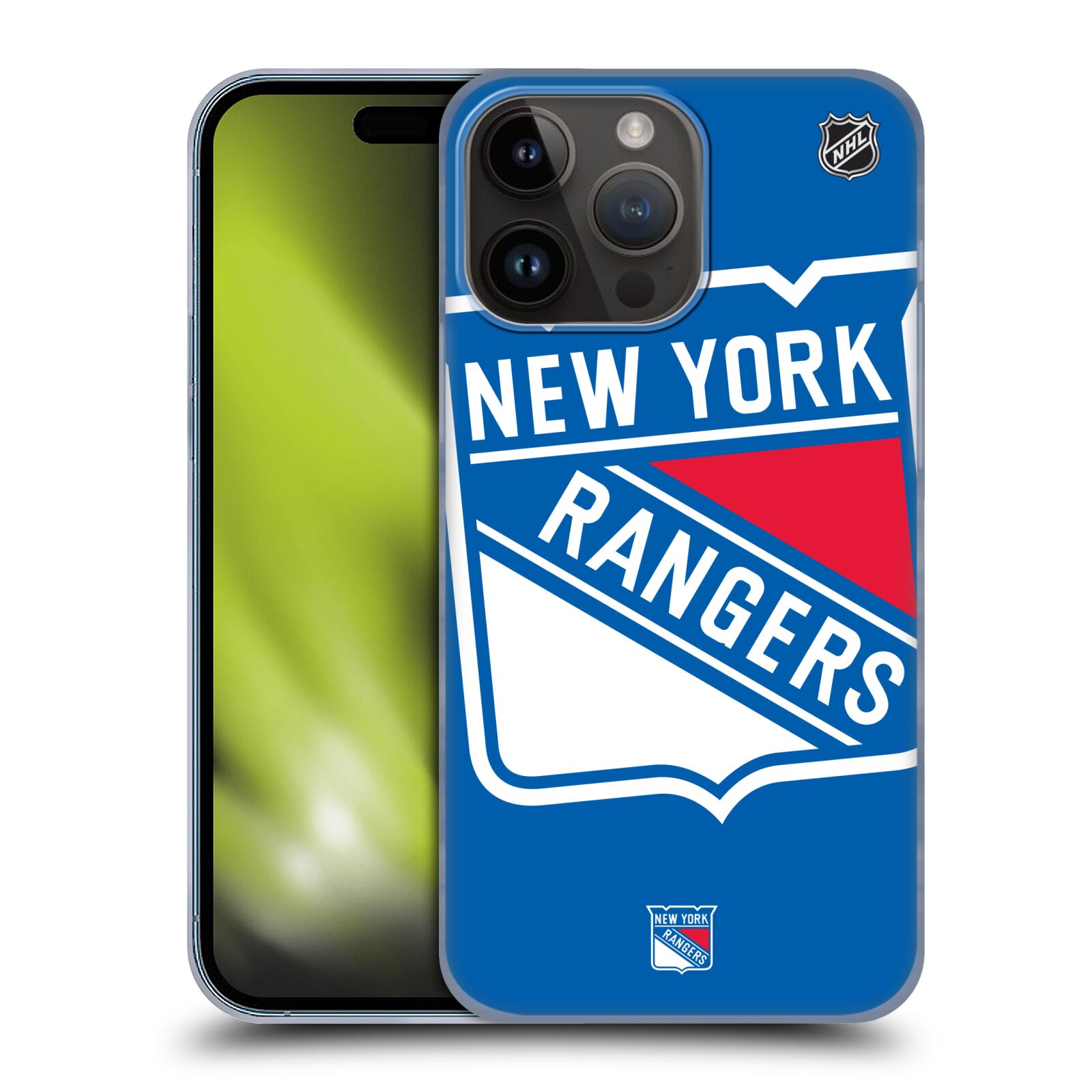 Plastový obal HEAD CASE na mobil Apple Iphone 15 PRO MAX  Hokej NHL - New York Rangers - Velký znak