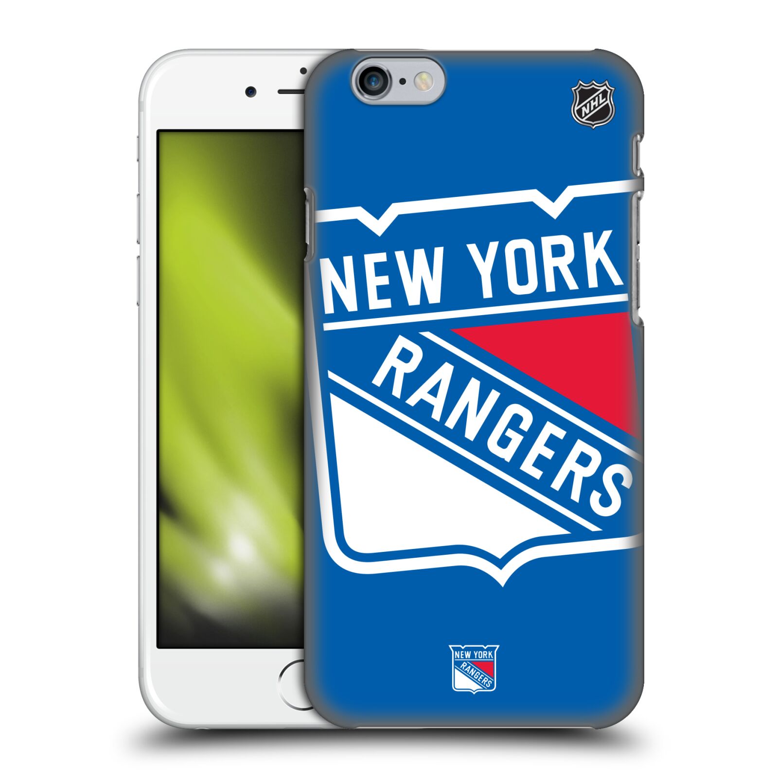Pouzdro na mobil Apple Iphone 6/6S - HEAD CASE - Hokej NHL - New York Rangers - Velký znak
