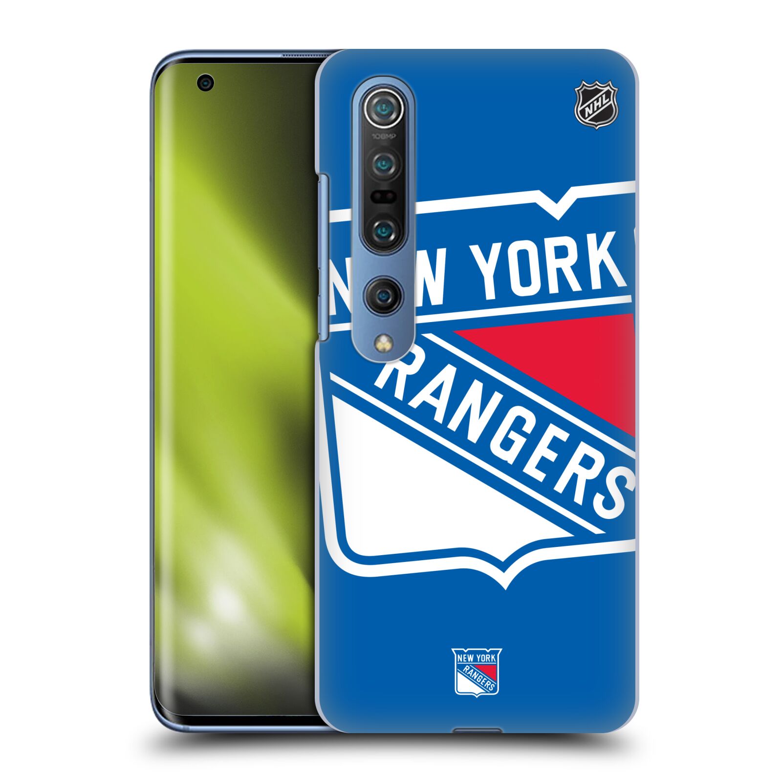 Pouzdro na mobil Xiaomi  Mi 10 5G / Mi 10 5G PRO - HEAD CASE - Hokej NHL - New York Rangers - Velký znak