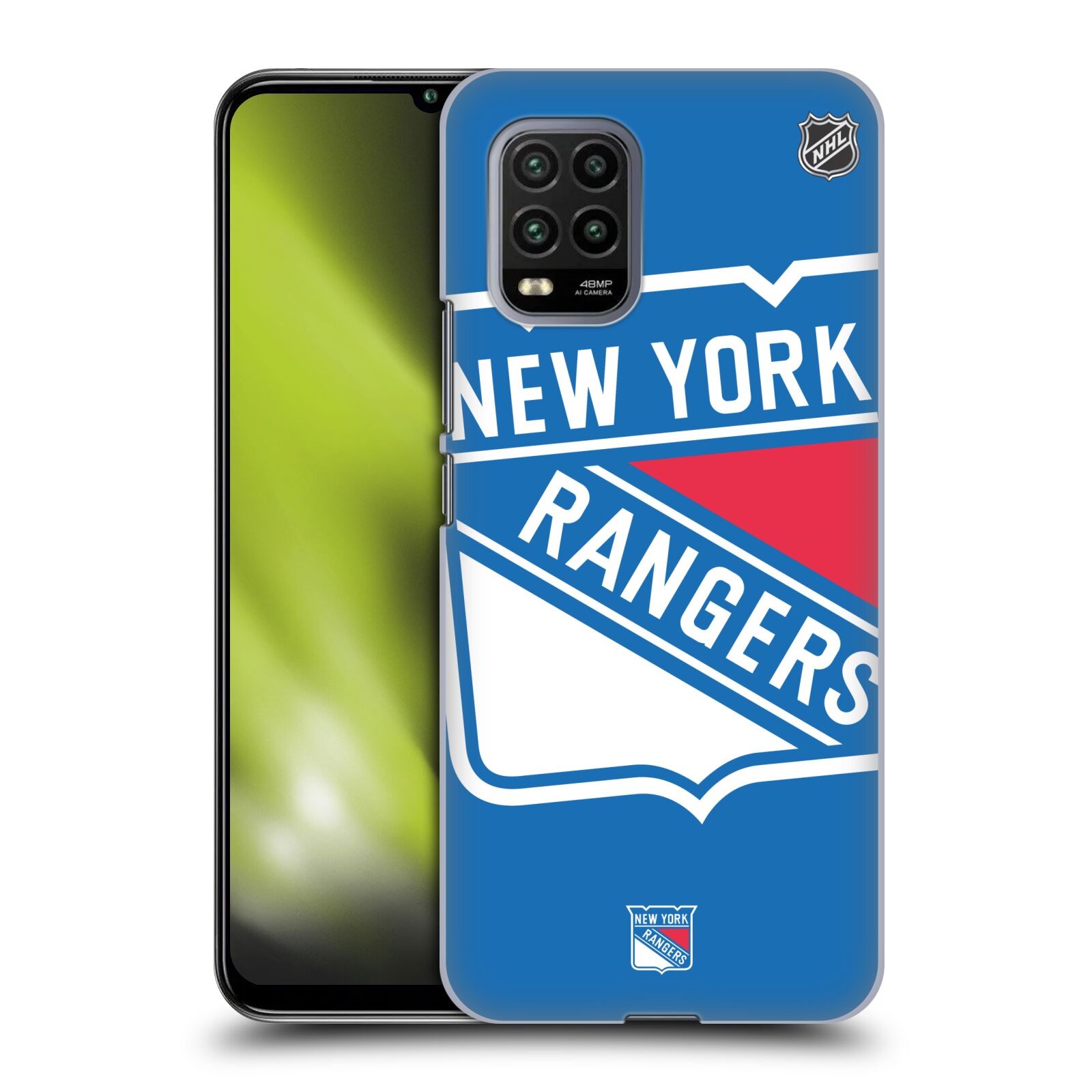 Pouzdro na mobil Xiaomi  Mi 10 LITE / Mi 10 LITE 5G - HEAD CASE - Hokej NHL - New York Rangers - Velký znak