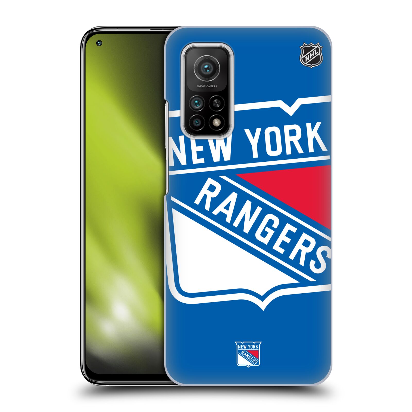 Pouzdro na mobil Xiaomi  Mi 10T / Mi 10T PRO - HEAD CASE - Hokej NHL - New York Rangers - Velký znak