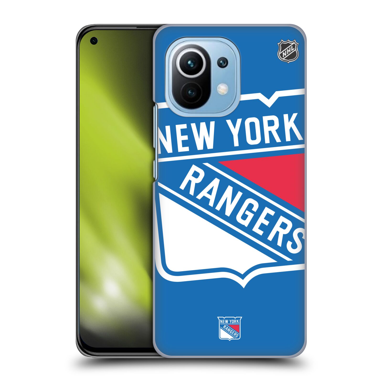 Pouzdro na mobil Xiaomi  Mi 11 - HEAD CASE - Hokej NHL - New York Rangers - Velký znak