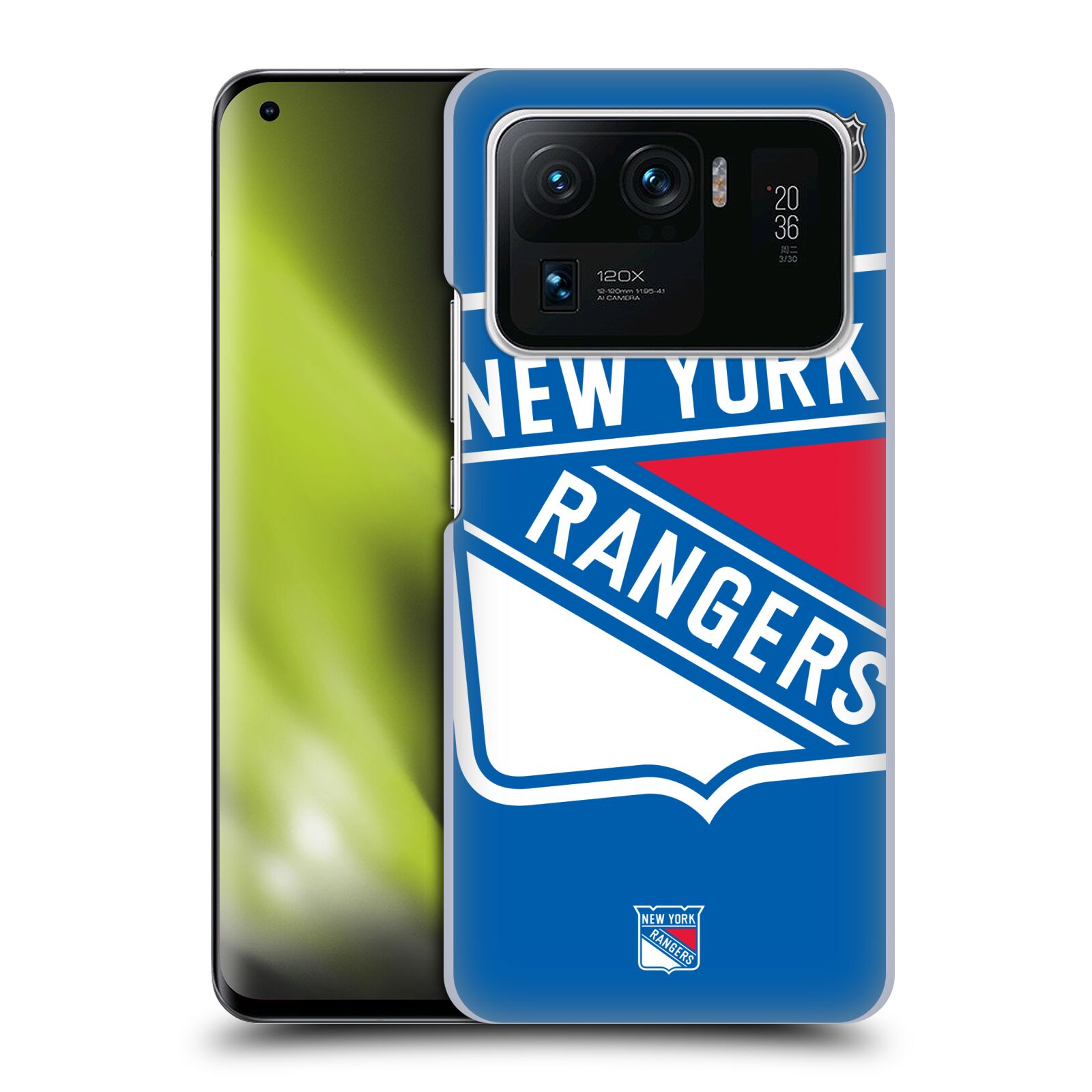Pouzdro na mobil Xiaomi  Mi 11 ULTRA - HEAD CASE - Hokej NHL - New York Rangers - Velký znak