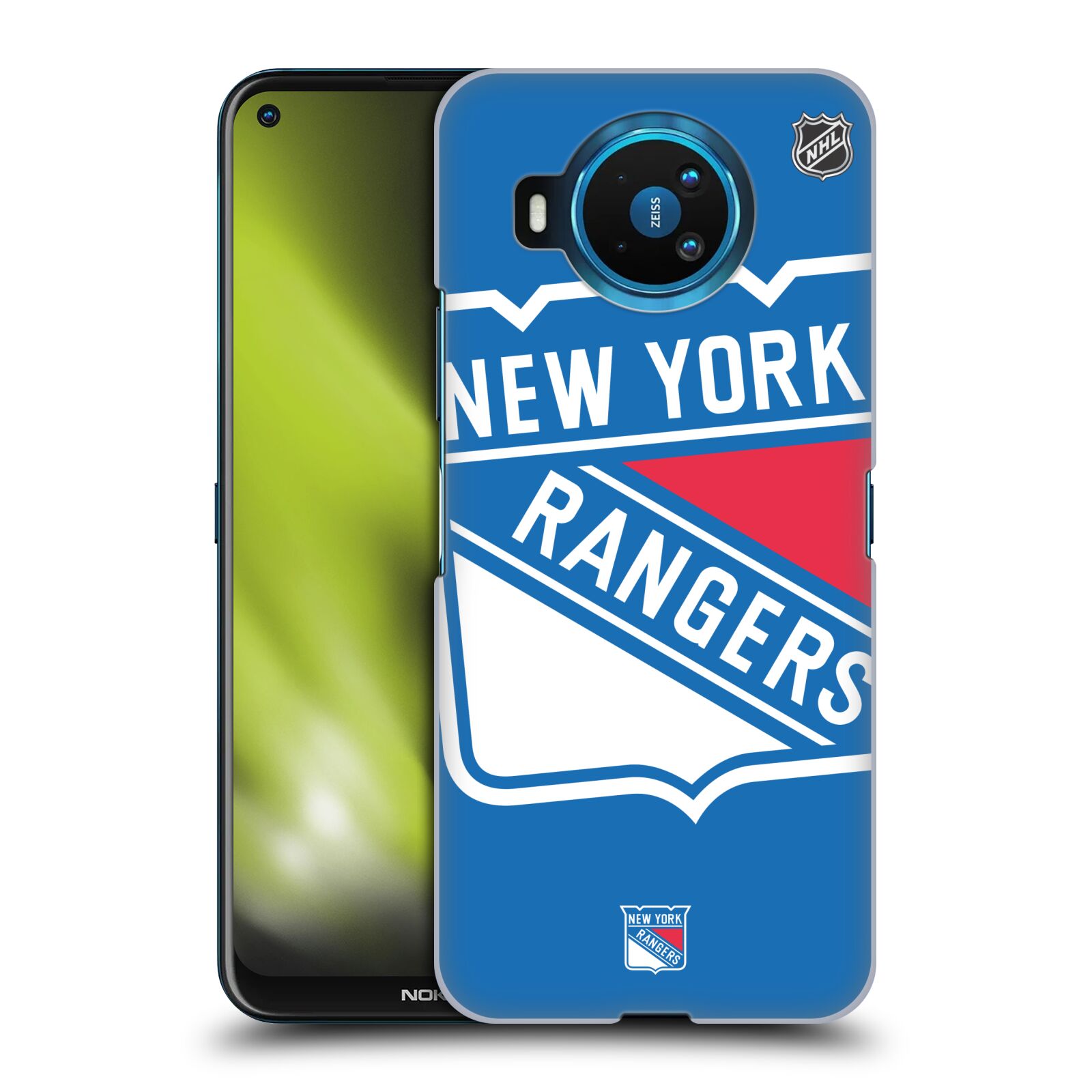 Pouzdro na mobil NOKIA 8.3 - HEAD CASE - Hokej NHL - New York Rangers - Velký znak
