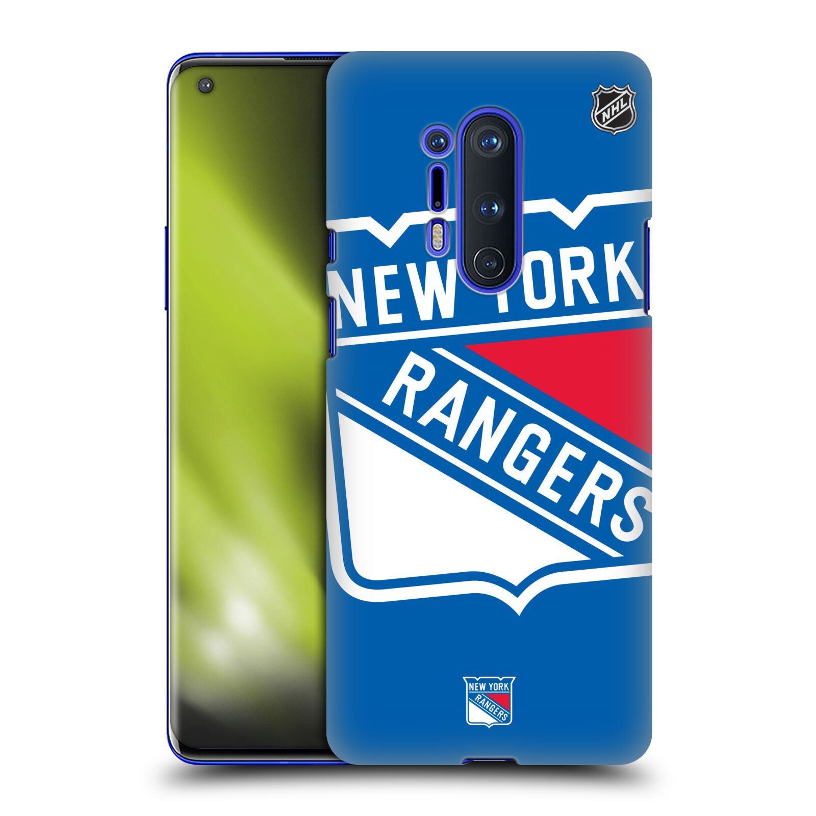 Pouzdro na mobil OnePlus 8 PRO 5G - HEAD CASE - Hokej NHL - New York Rangers - Velký znak