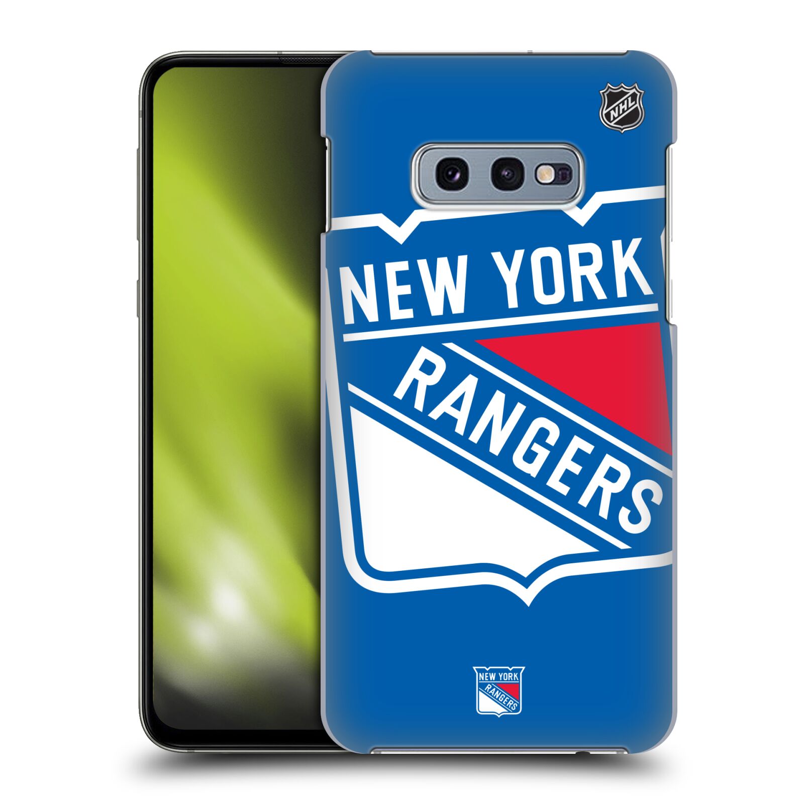 Pouzdro na mobil Samsung Galaxy S10e - HEAD CASE - Hokej NHL - New York Rangers - Velký znak