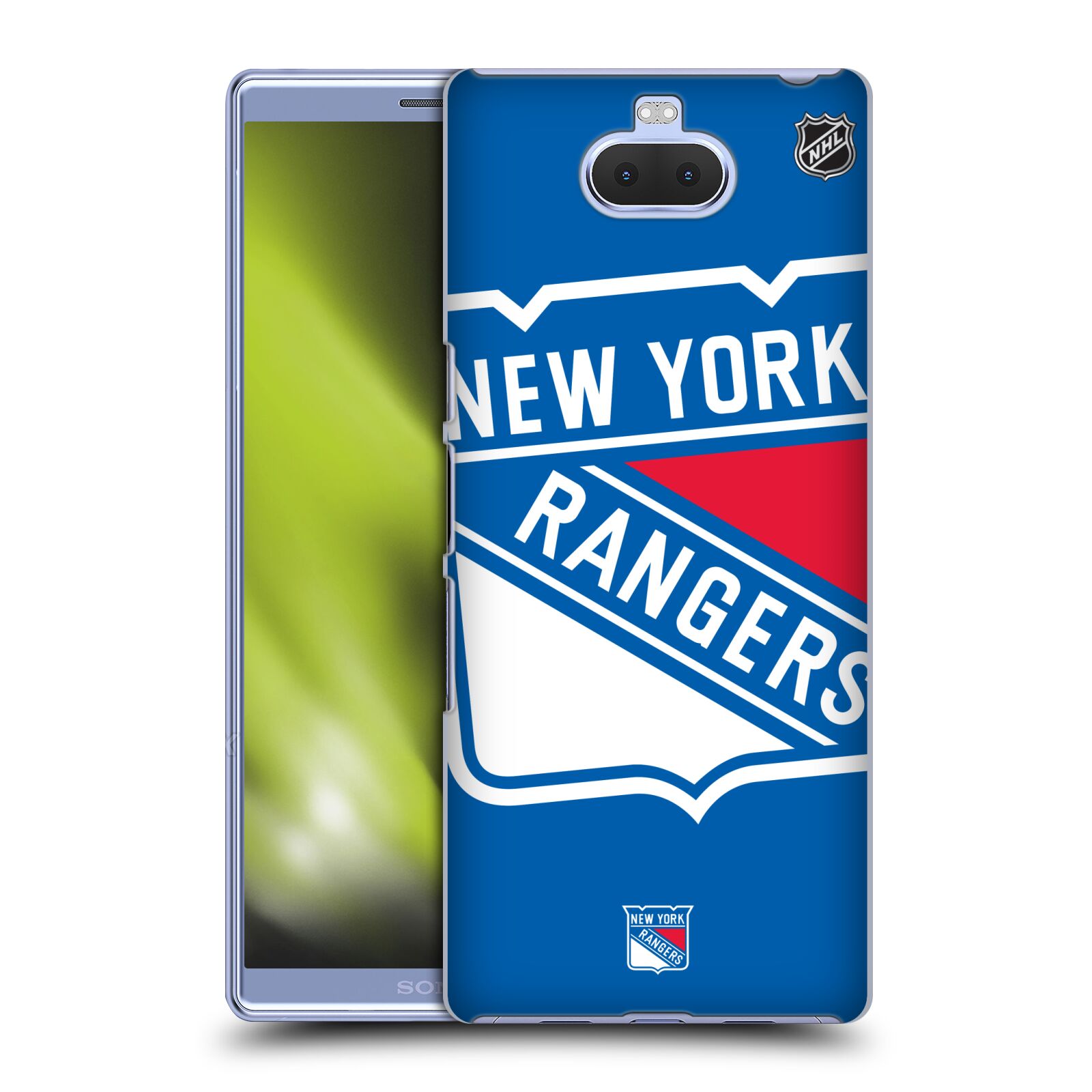 Pouzdro na mobil Sony Xperia 10 - HEAD CASE - Hokej NHL - New York Rangers - Velký znak