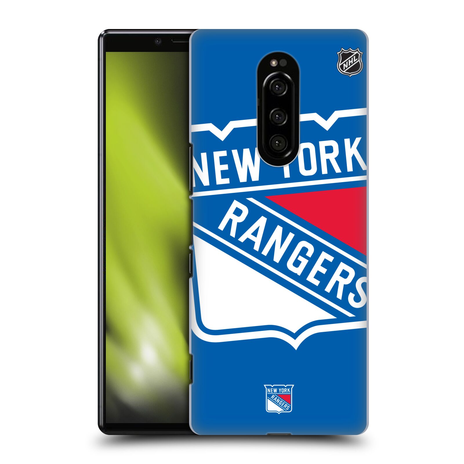 Pouzdro na mobil Sony Xperia 1 - HEAD CASE - Hokej NHL - New York Rangers - Velký znak