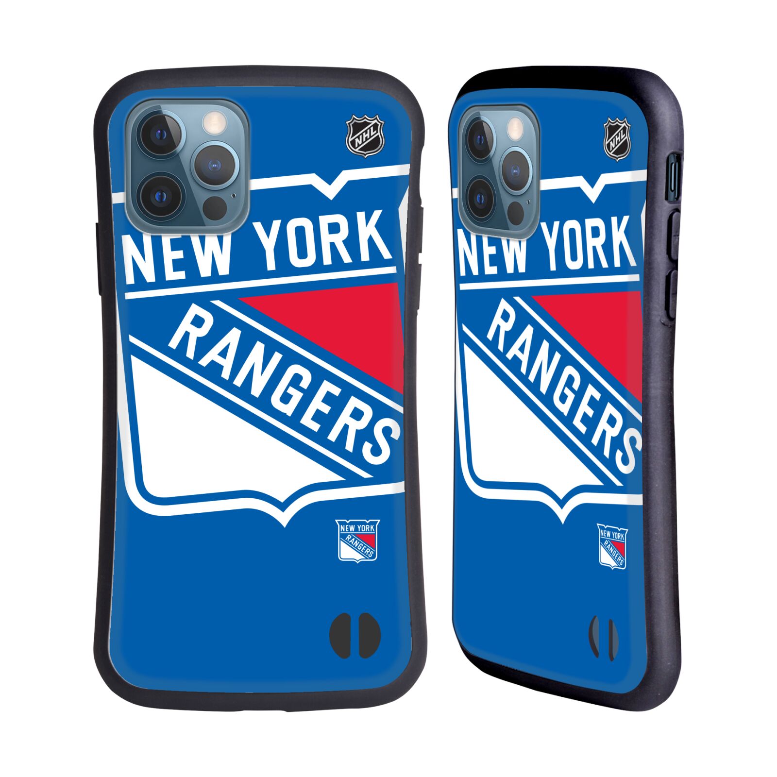 Obal na mobil Apple iPhone 12 / 12 PRO - HEAD CASE - NHL - New York Rangers velké logo