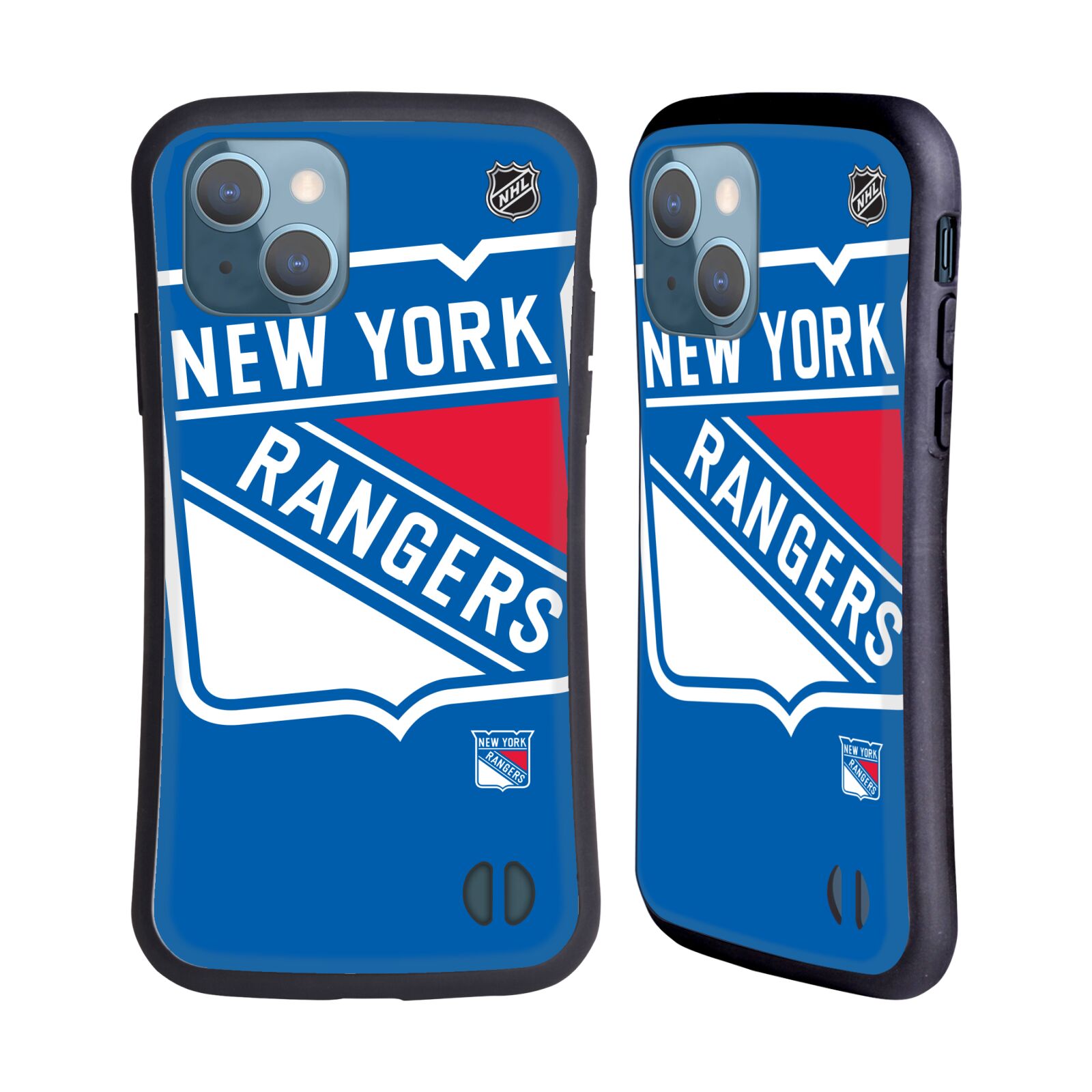 Obal na mobil Apple iPhone 13 - HEAD CASE - NHL - New York Rangers velké logo