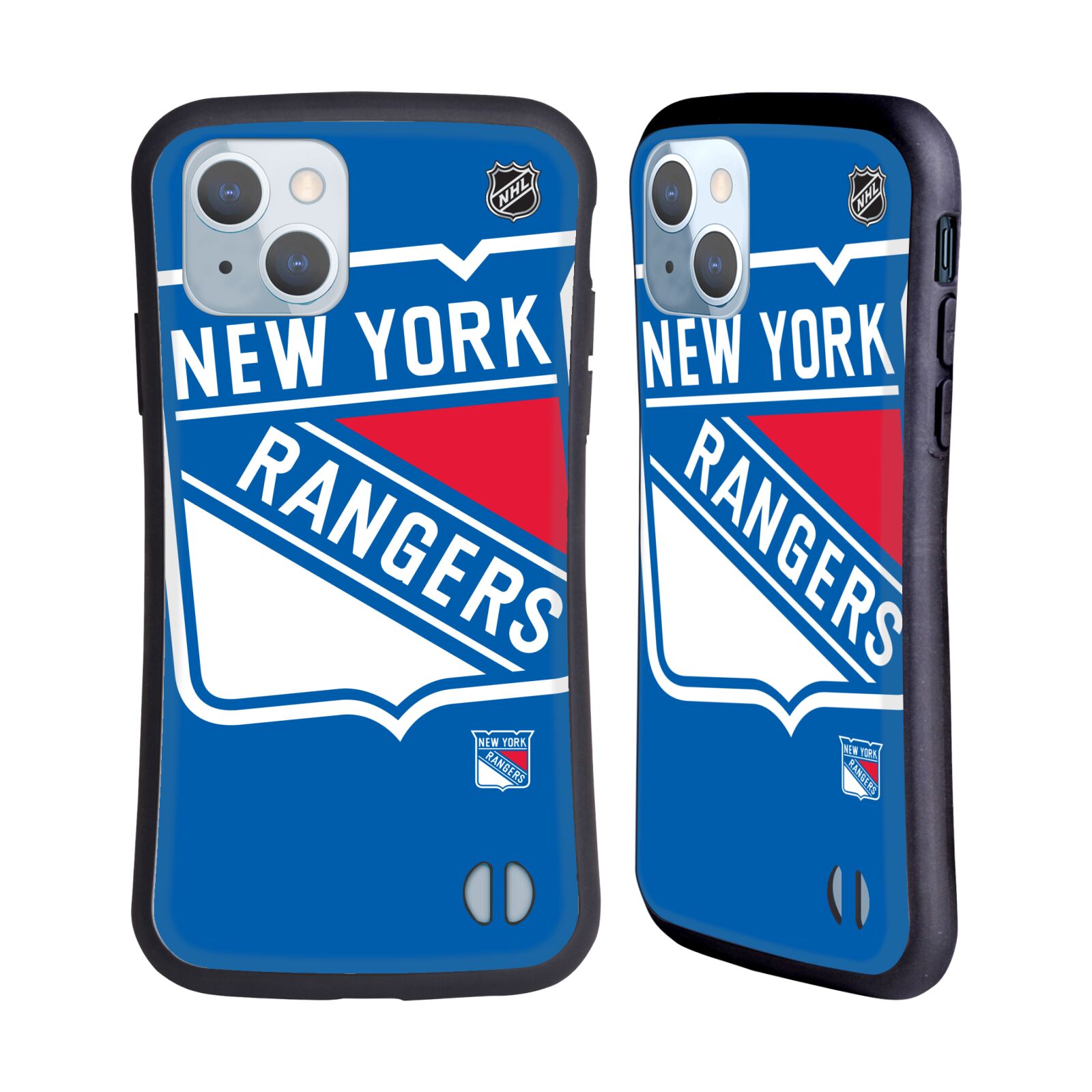 Obal na mobil Apple iPhone 14 - HEAD CASE - NHL - New York Rangers velké logo