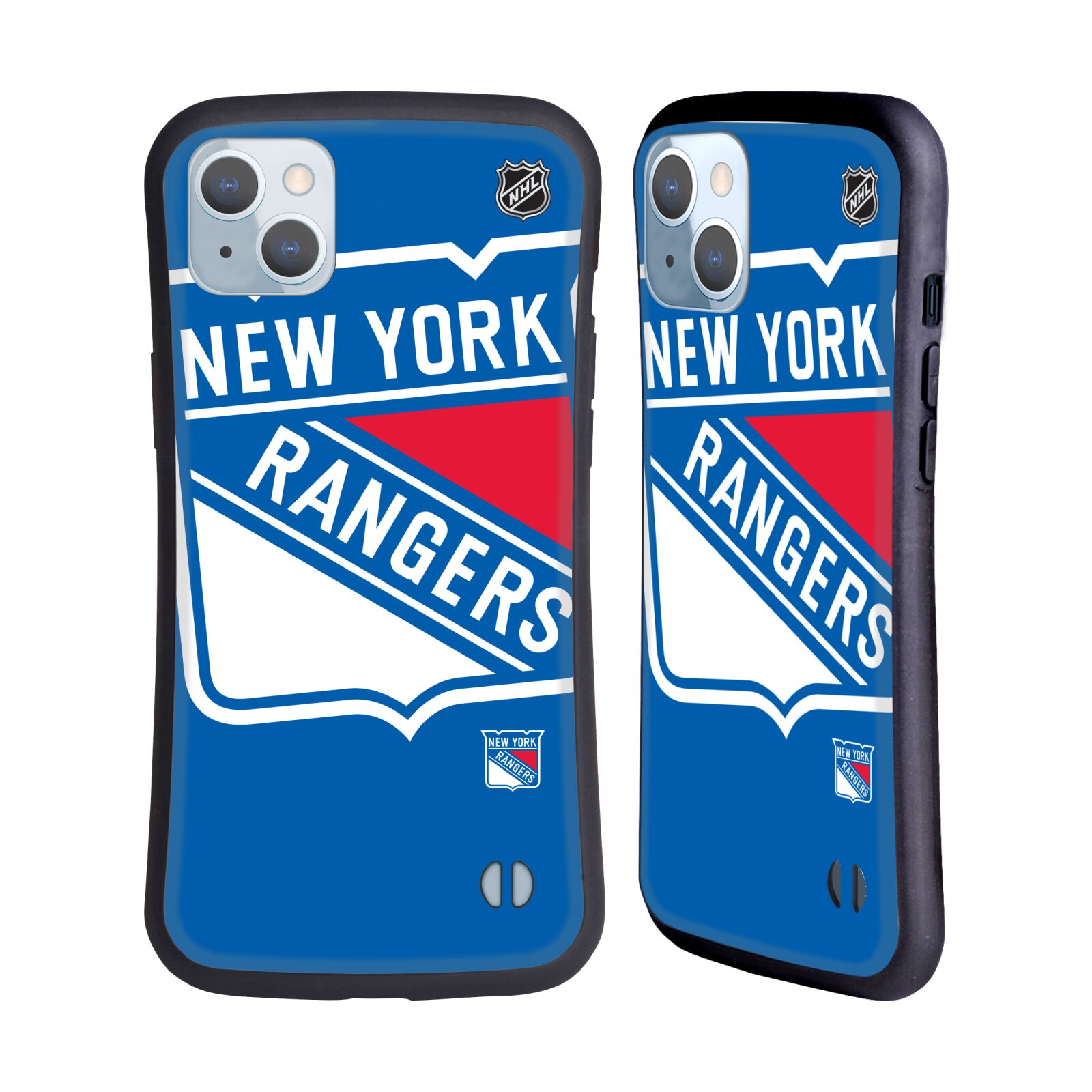 Obal na mobil Apple iPhone 14 PLUS - HEAD CASE - NHL - New York Rangers velké logo