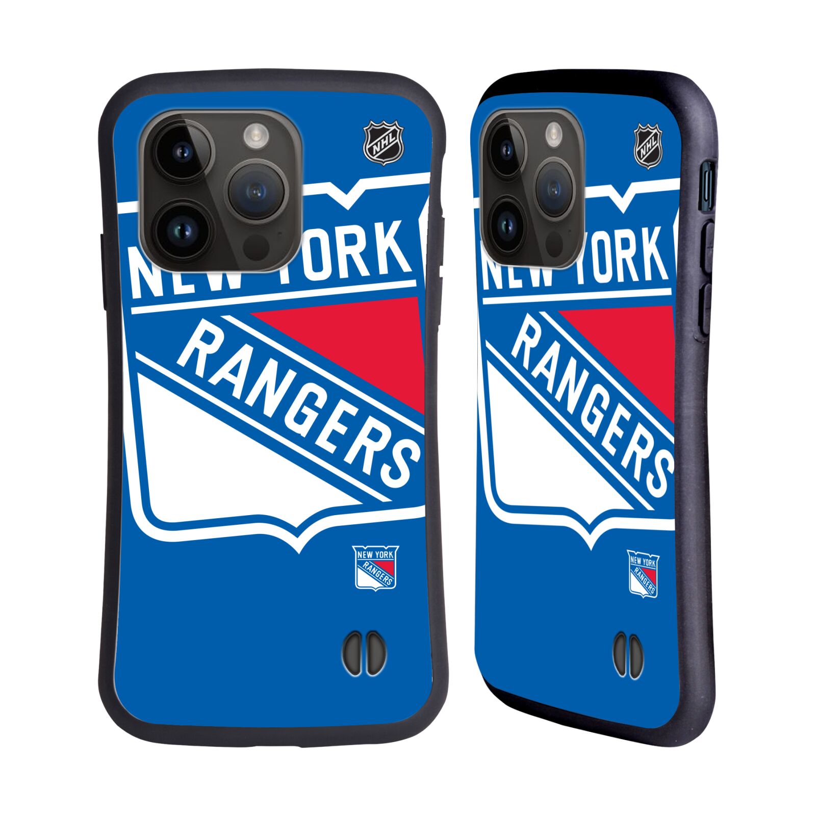 Obal na mobil Apple iPhone 15 PRO - HEAD CASE - NHL - New York Rangers velké logo