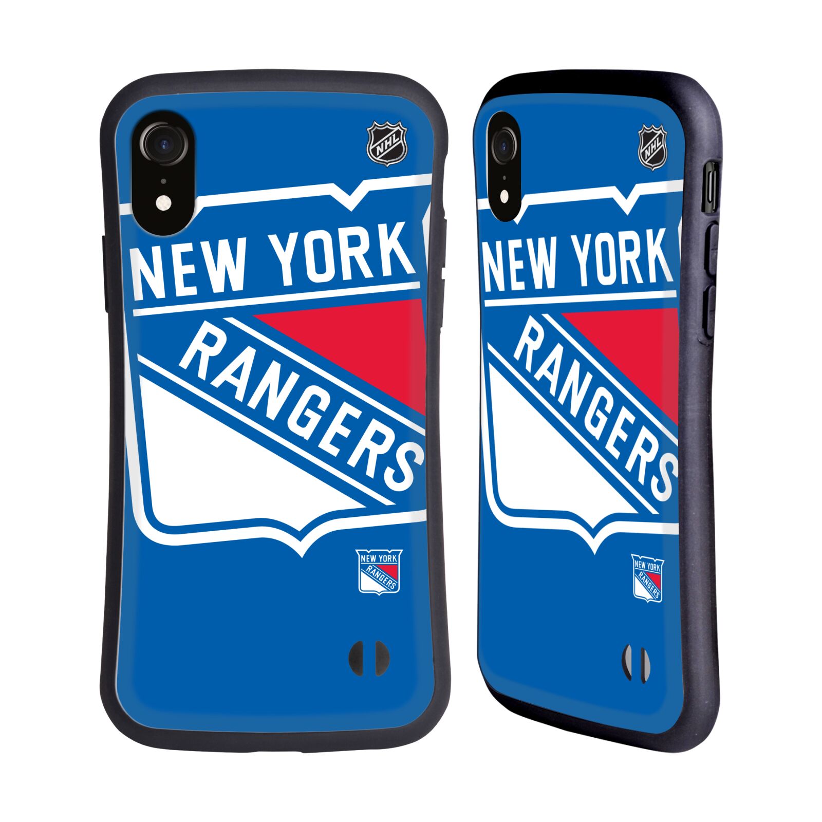 Obal na mobil Apple iPhone XR - HEAD CASE - NHL - New York Rangers velké logo
