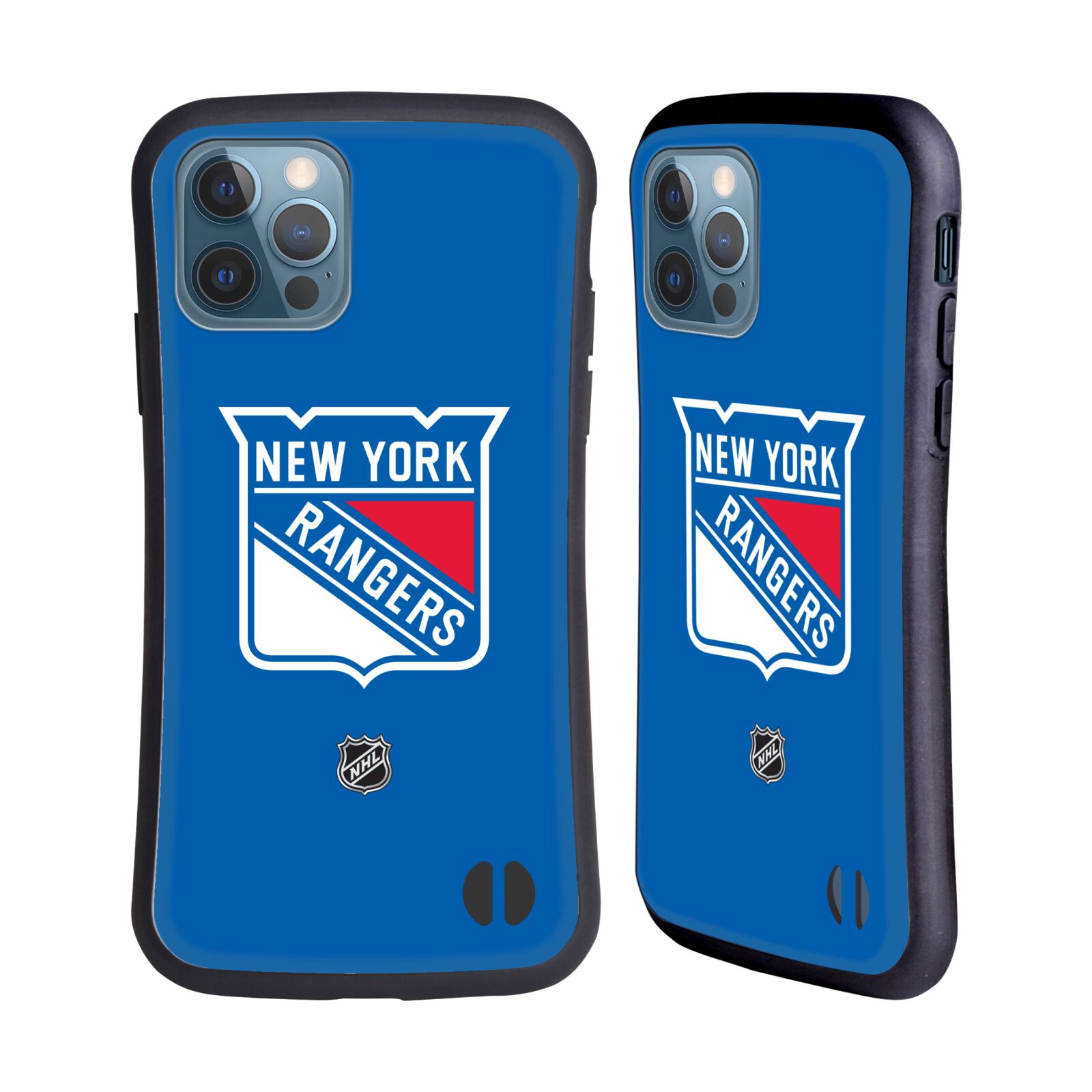 Obal na mobil Apple iPhone 12 / 12 PRO - HEAD CASE - NHL - New York Rangers znak