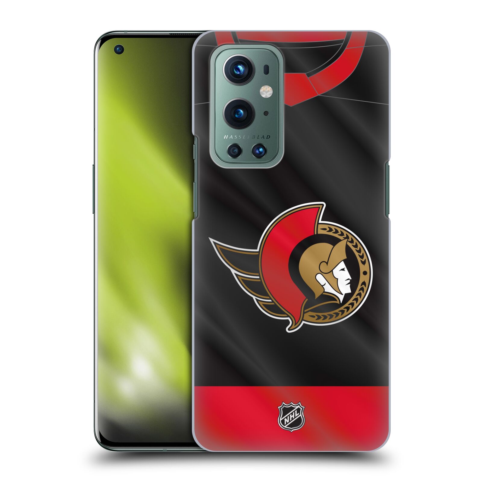 Pouzdro na mobil OnePlus 9 - HEAD CASE - Hokej NHL - Ottawa Senators - Dres