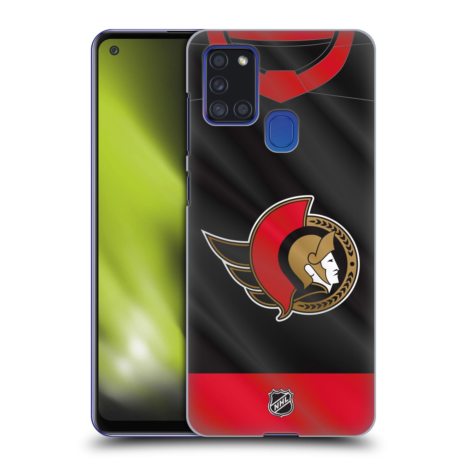 Pouzdro na mobil Samsung Galaxy A21s - HEAD CASE - Hokej NHL - Ottawa Senators - Dres