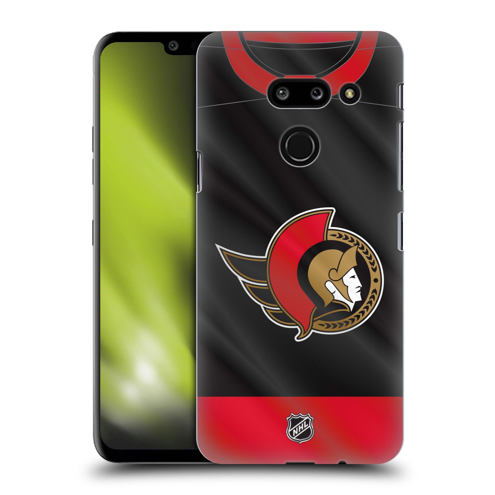 Pouzdro na mobil LG G8 ThinQ - HEAD CASE - Hokej NHL - Ottawa Senators - Dres