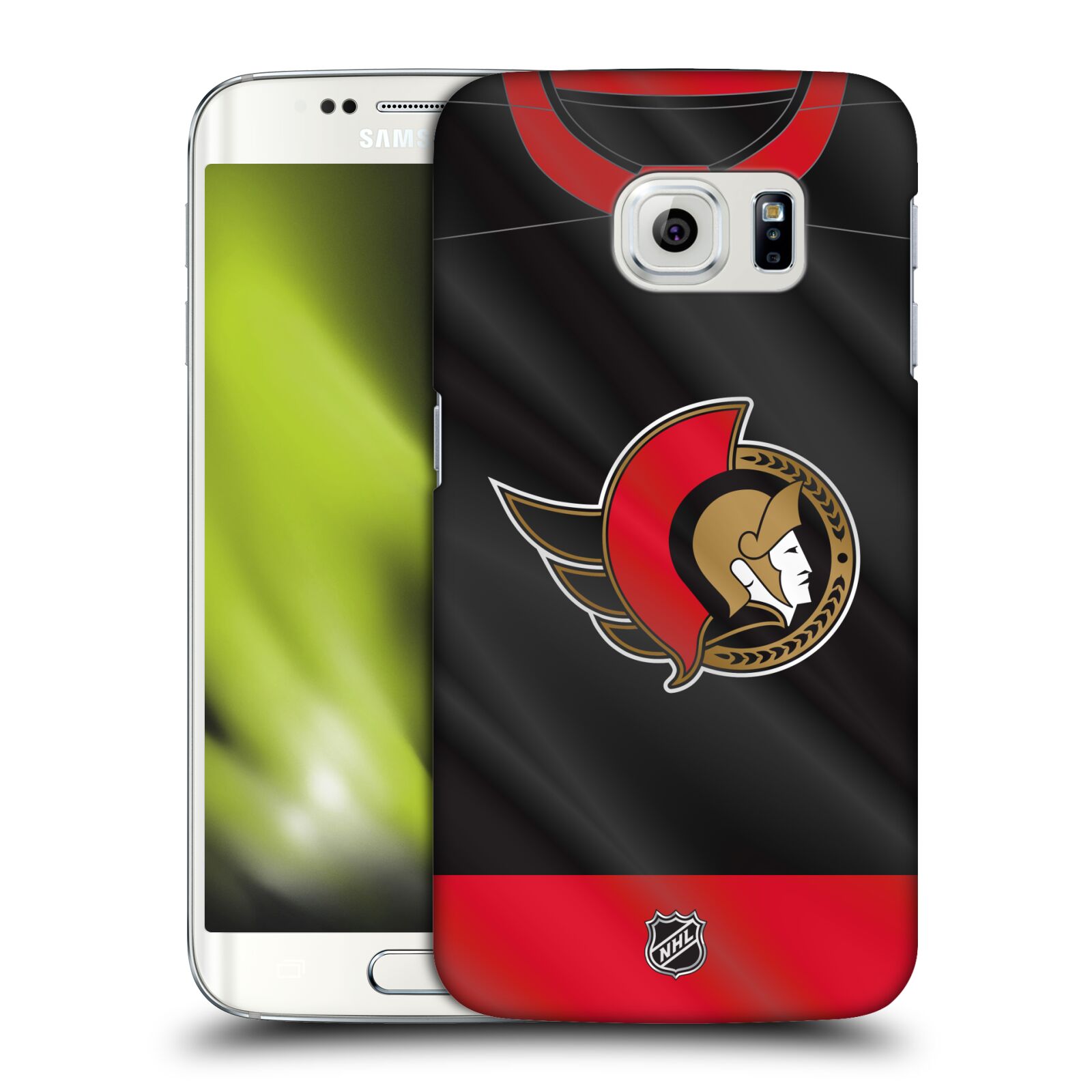 Pouzdro na mobil Samsung Galaxy S6 EDGE - HEAD CASE - Hokej NHL - Ottawa Senators - Dres