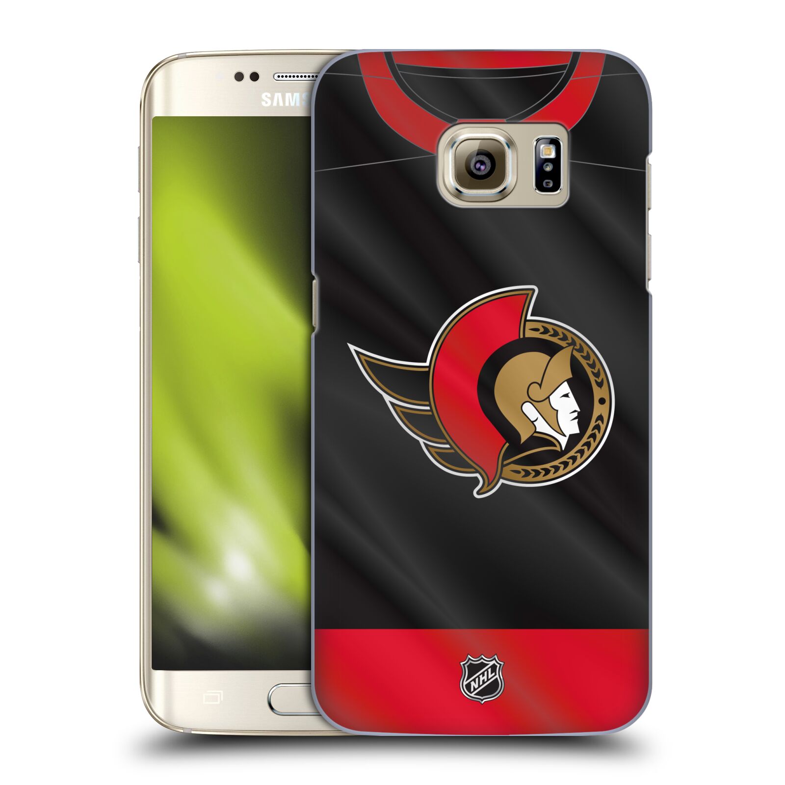 Pouzdro na mobil Samsung Galaxy S7 EDGE - HEAD CASE - Hokej NHL - Ottawa Senators - Dres