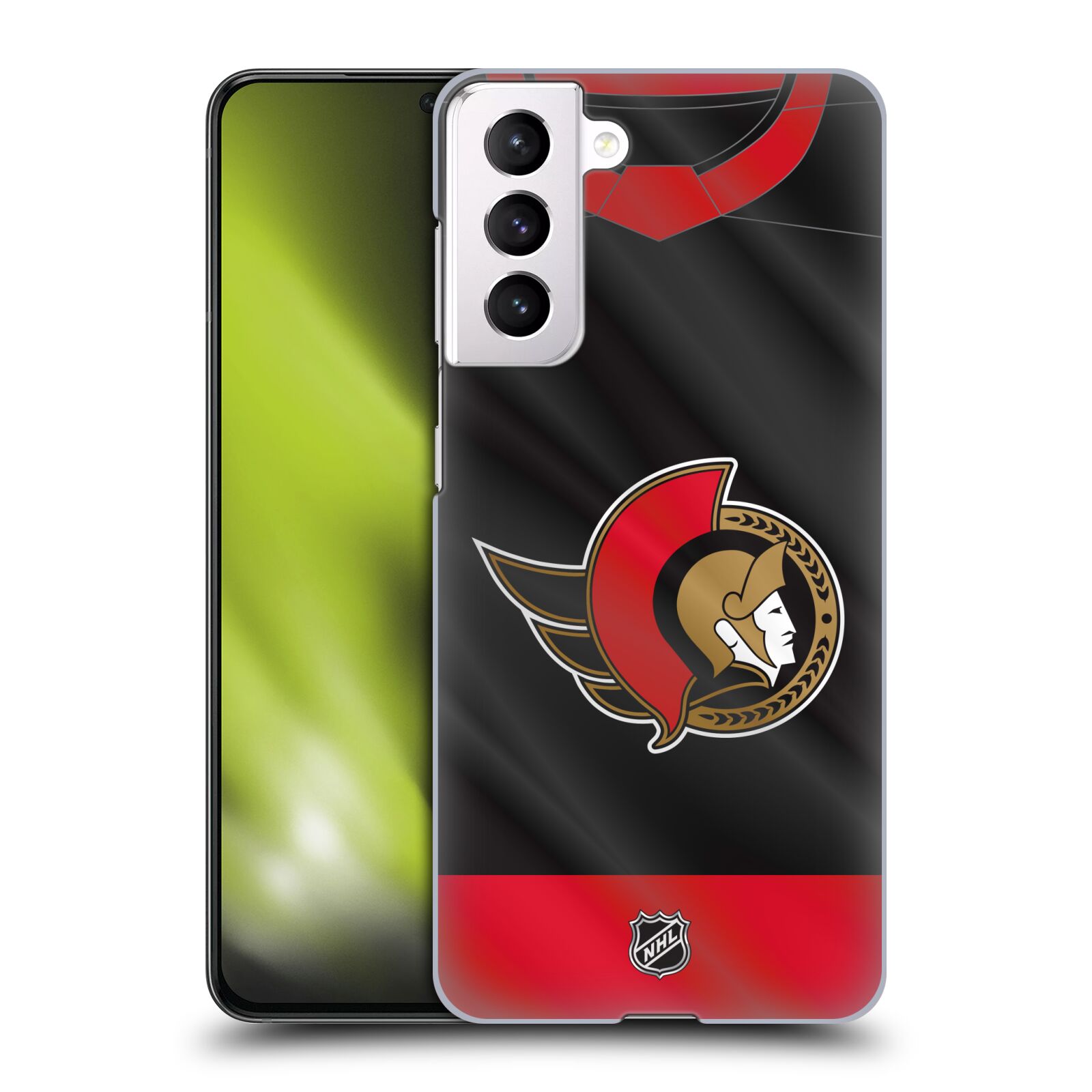 Pouzdro na mobil Samsung Galaxy S21 5G - HEAD CASE - Hokej NHL - Ottawa Senators - Dres