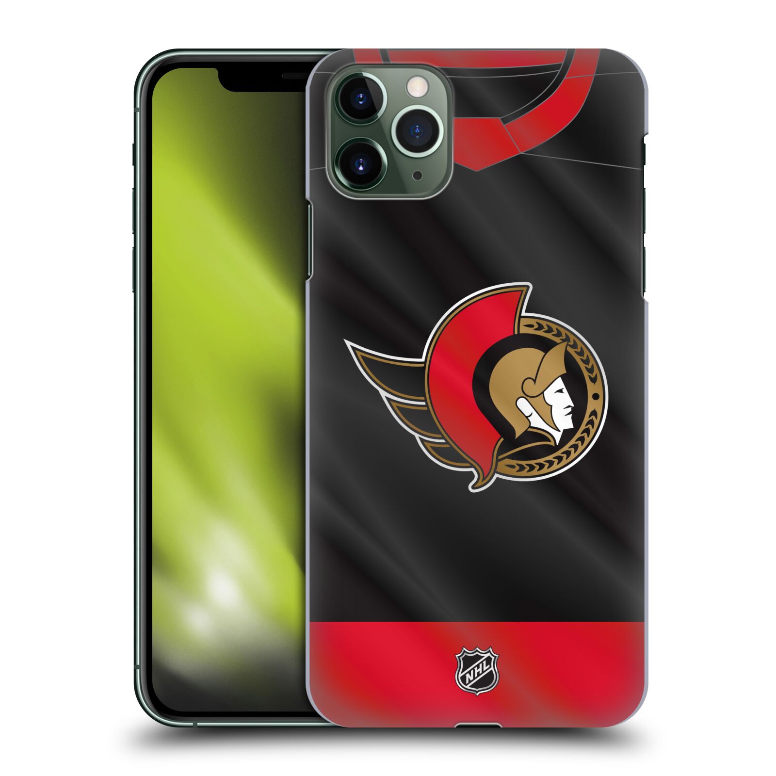 Pouzdro na mobil Apple Iphone 11 PRO MAX - HEAD CASE - Hokej NHL - Ottawa Senators - Dres